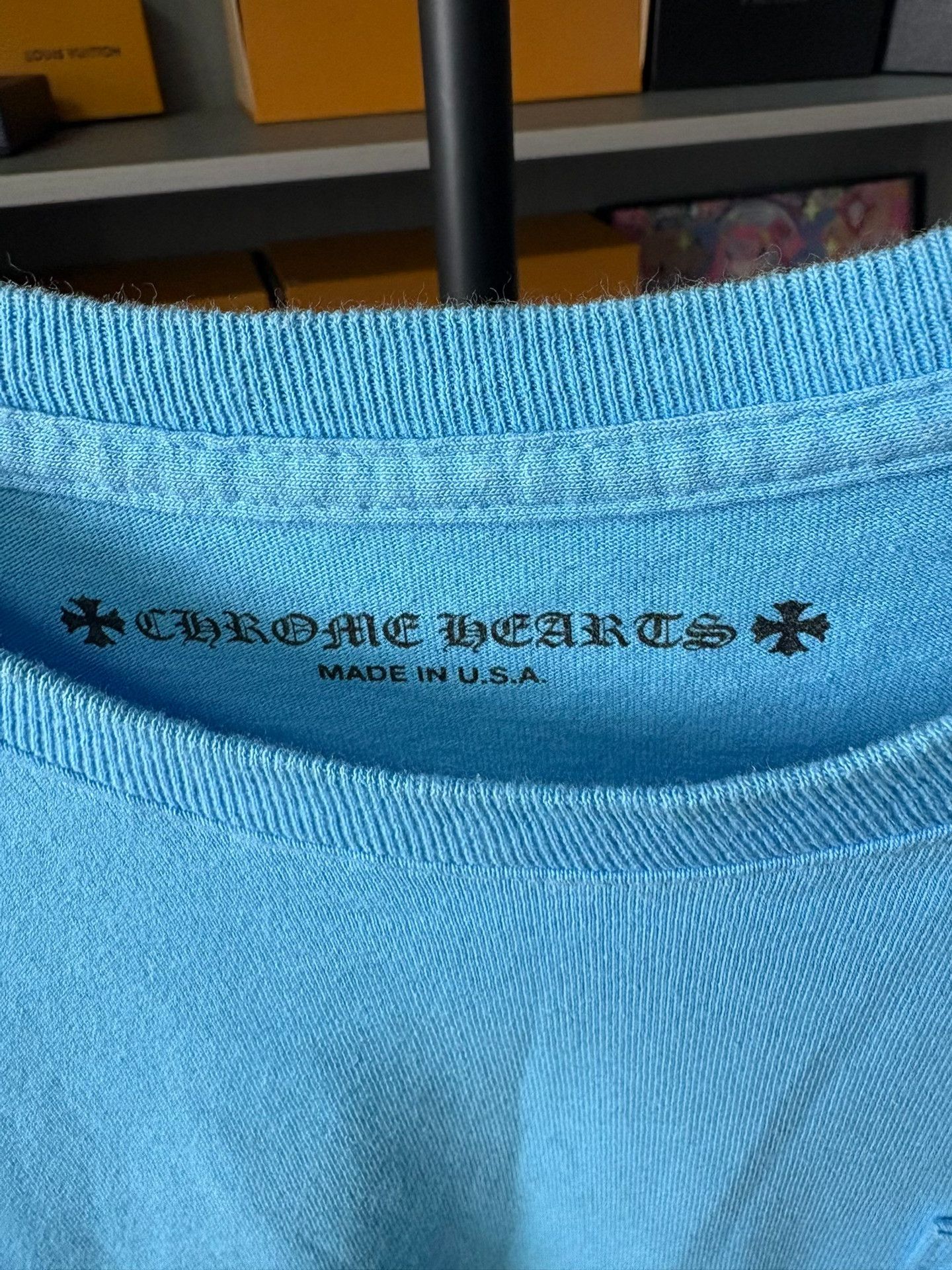 Chrome Hearts Chrome Hearts Blue T-Shirt L Men Size US L / EU 52-54 / 3 - 2 Thumbnail