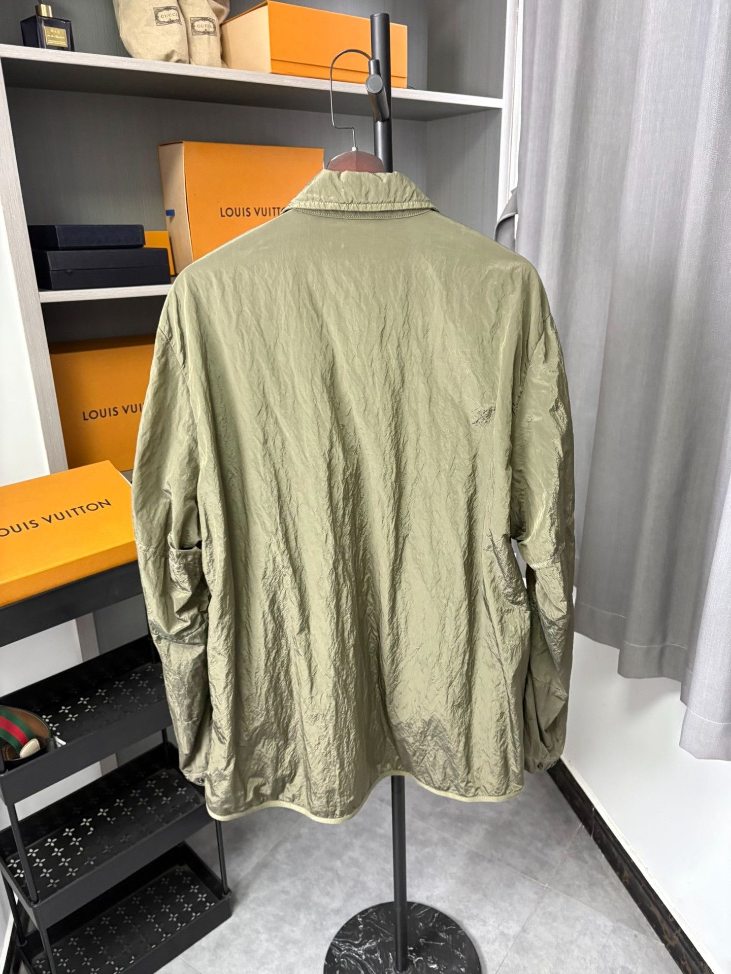 Stone Island Stone Island Nylon Green Light Jacket XL Men Size US XL / EU 56 / 4 - 4 Thumbnail
