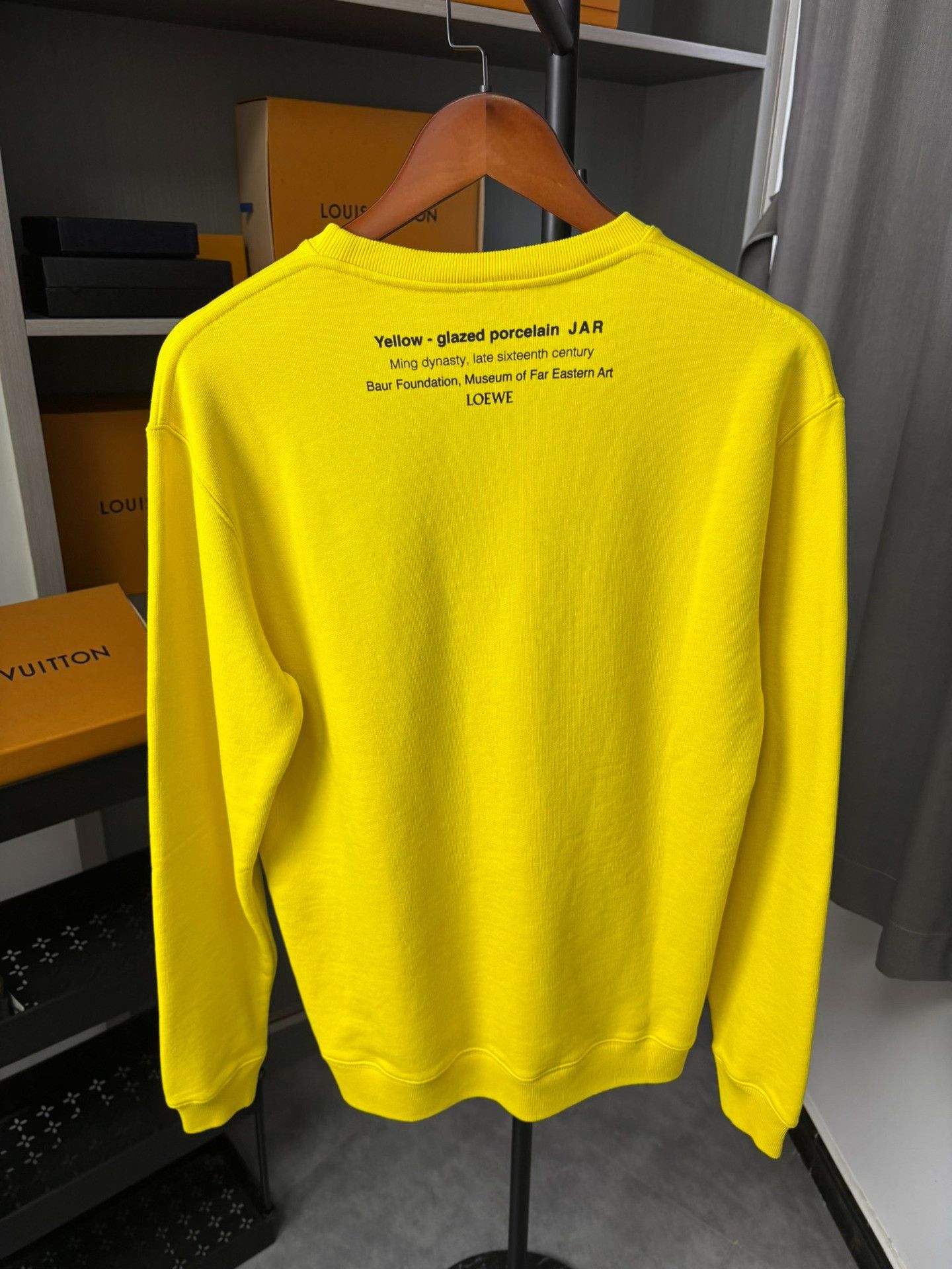 Loewe Loewe Printed Yellow Hoodie XS Men Size US XS / EU 42 / 0 - 3 Thumbnail