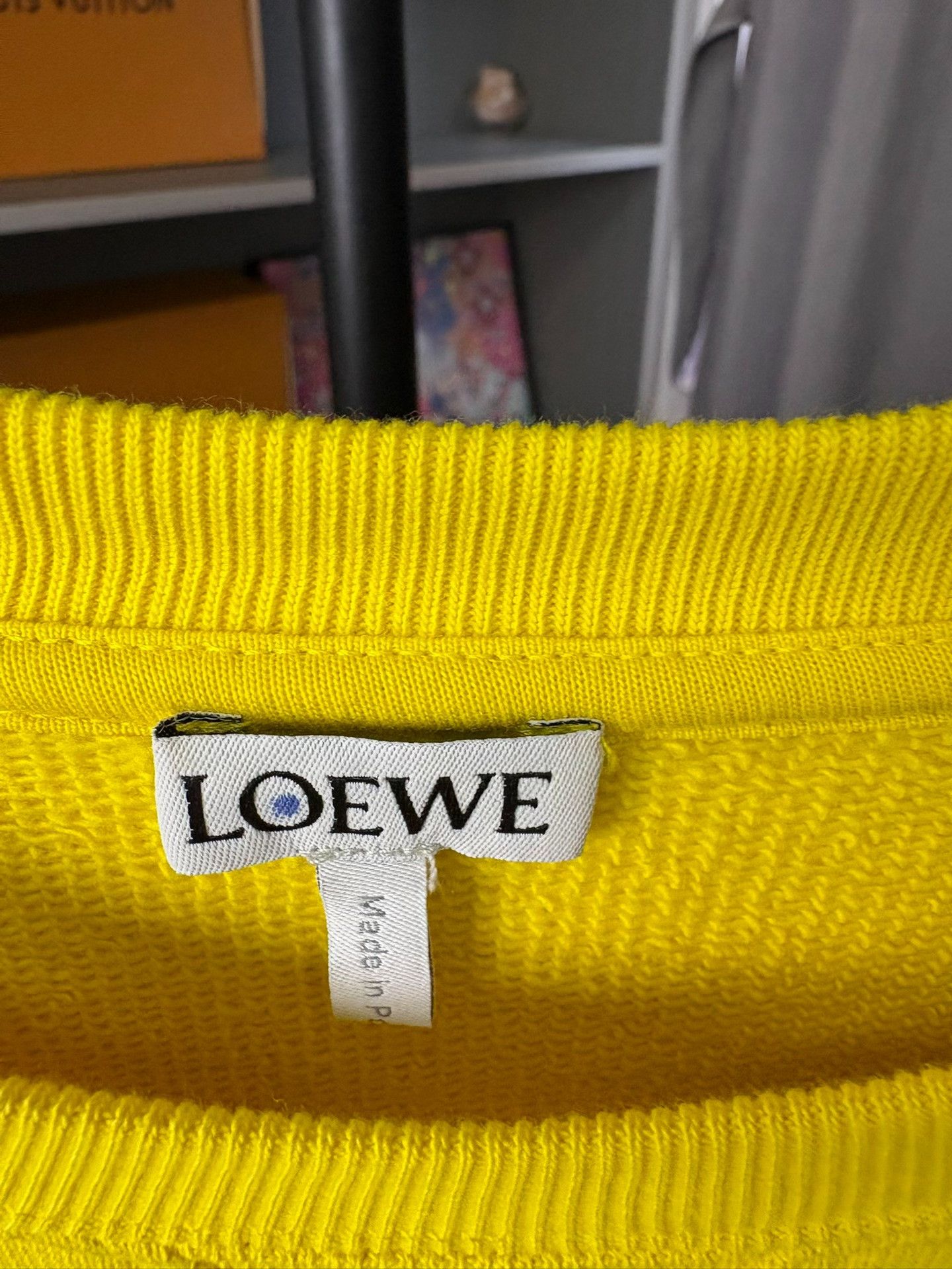 Loewe Loewe Printed Yellow Hoodie XS Men Size US XS / EU 42 / 0 - 2 Thumbnail