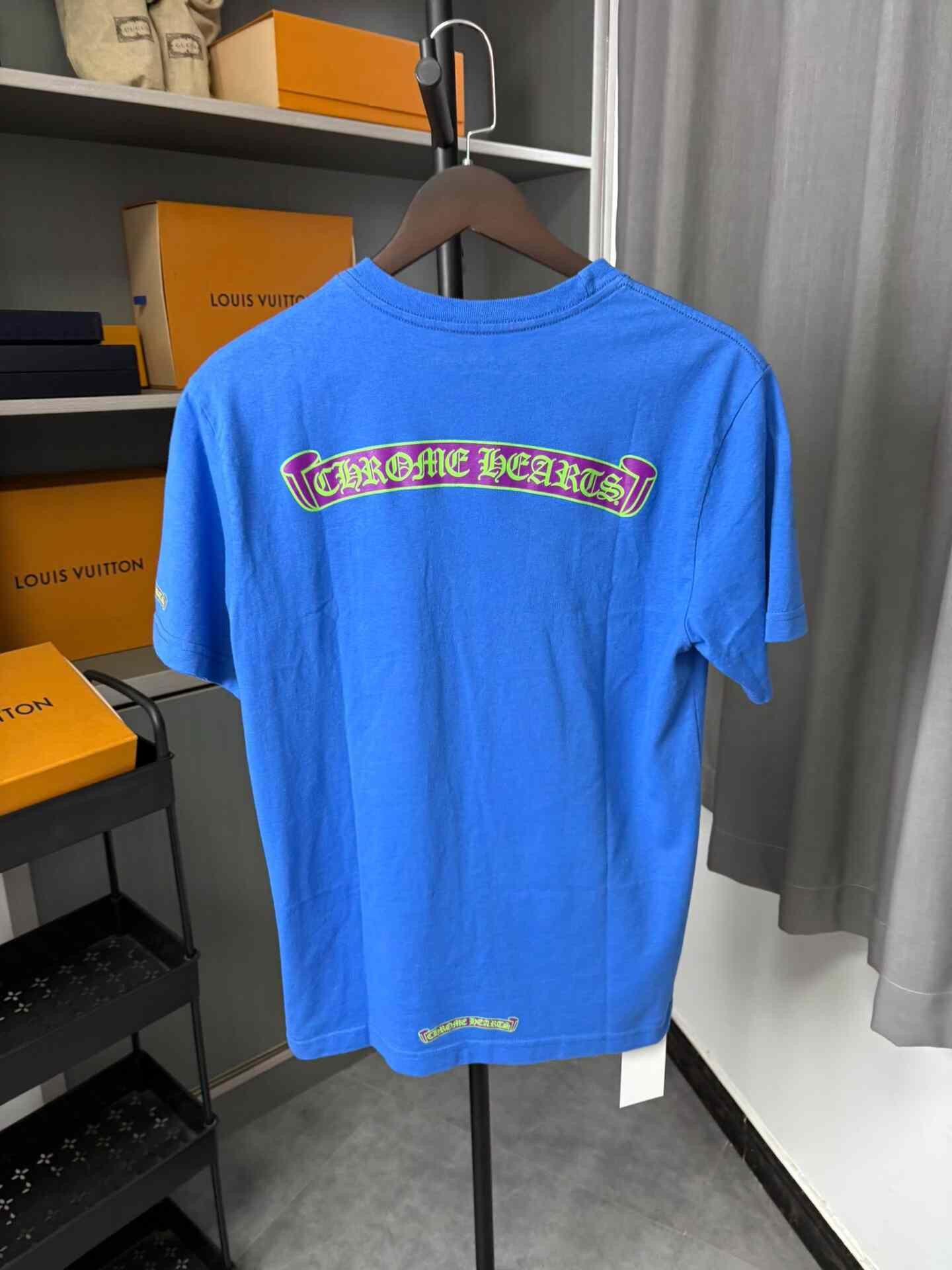 Chrome Hearts Chrome Hearts Blue T-Shirt M Men Size US M / EU 48-50 / 2 - 3 Thumbnail