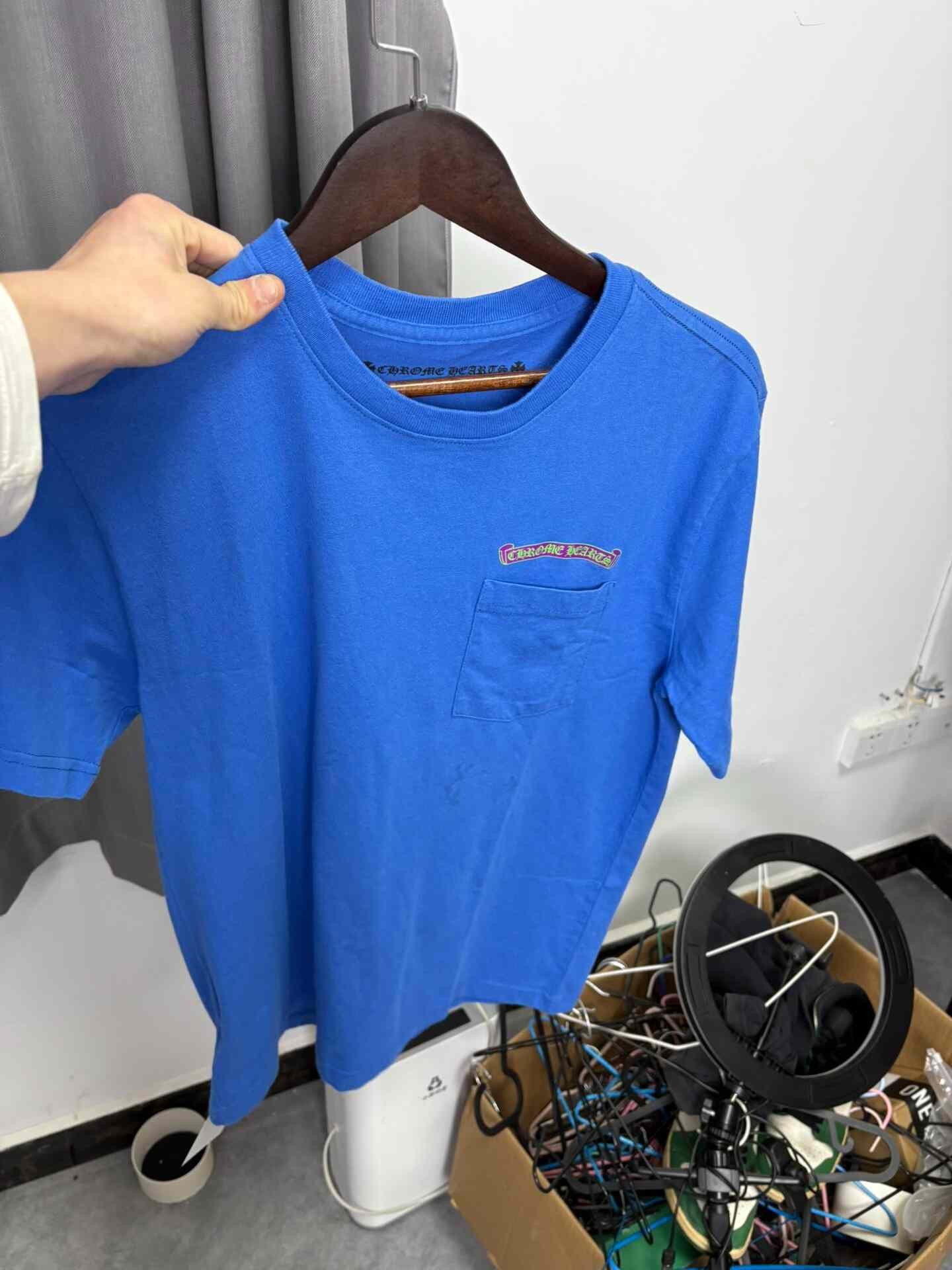 Chrome Hearts Chrome Hearts Blue T-Shirt M Men Size US M / EU 48-50 / 2 - 9 Thumbnail
