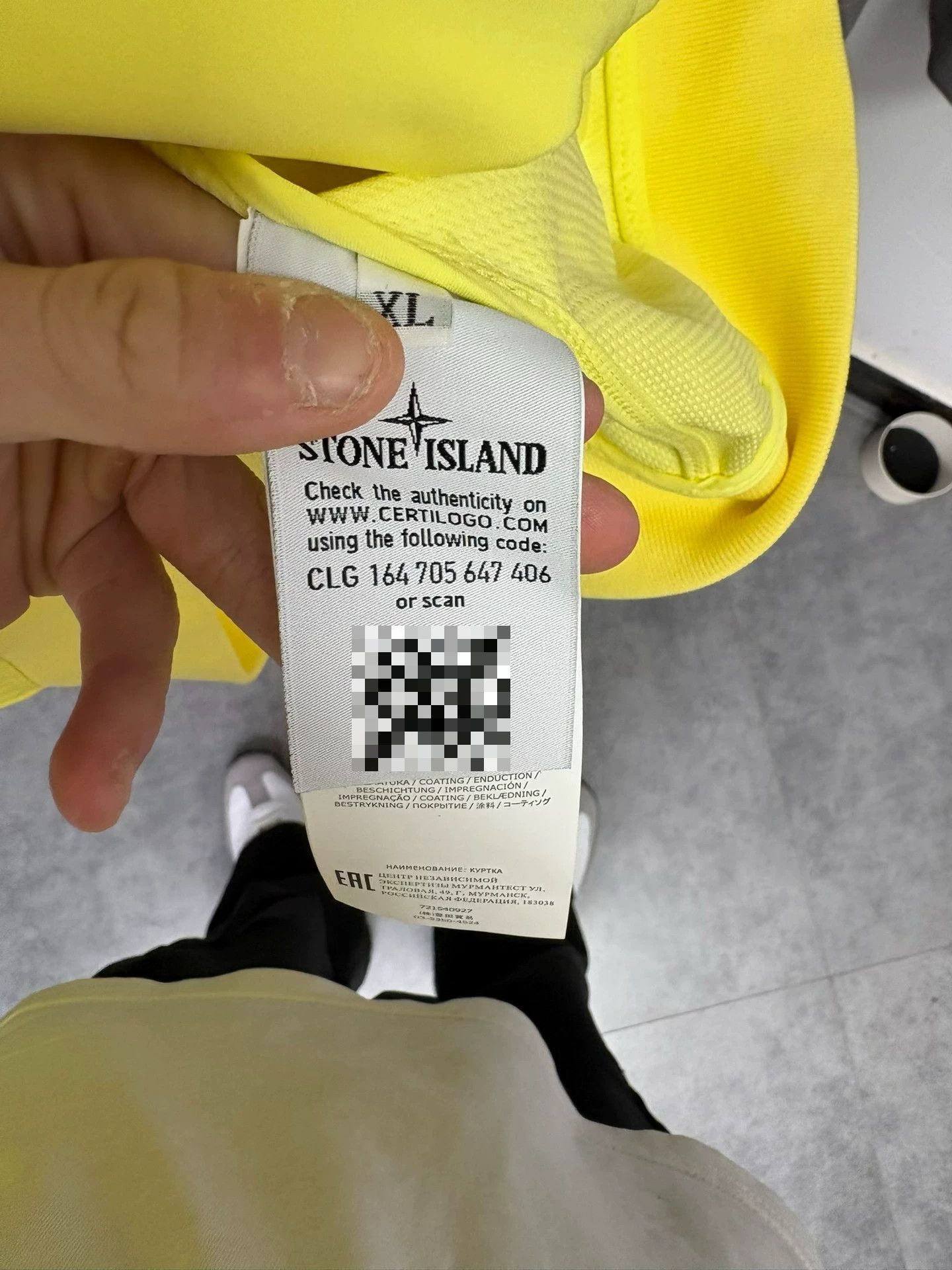Stone Island Stone Island Glow Yellow Light Jacket XL Men Size US XL / EU 56 / 4 - 5 Thumbnail