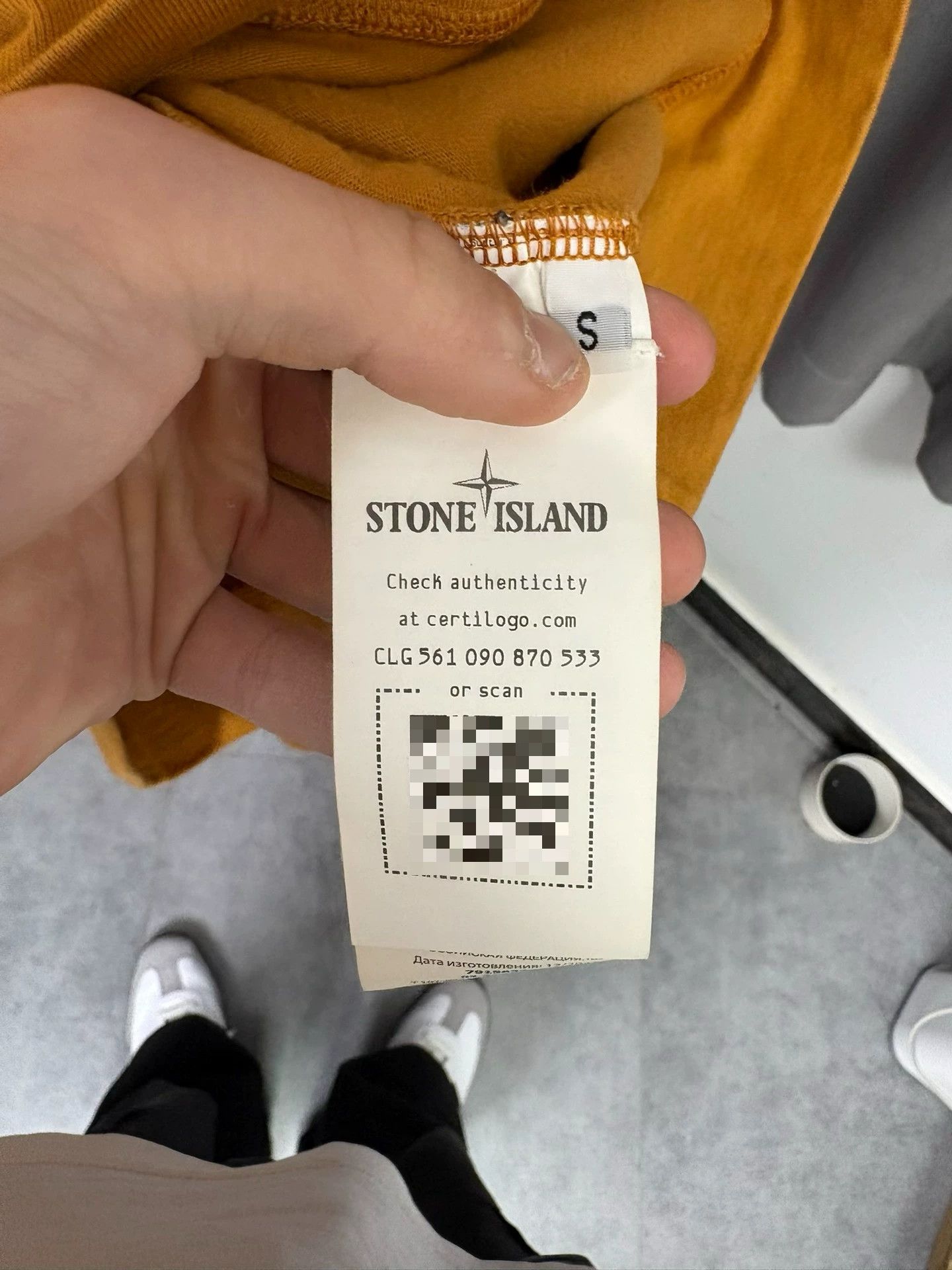 Stone Island Stone Island Yellow Hoodie S Men Size US S / EU 44-46 / 1 - 5 Thumbnail