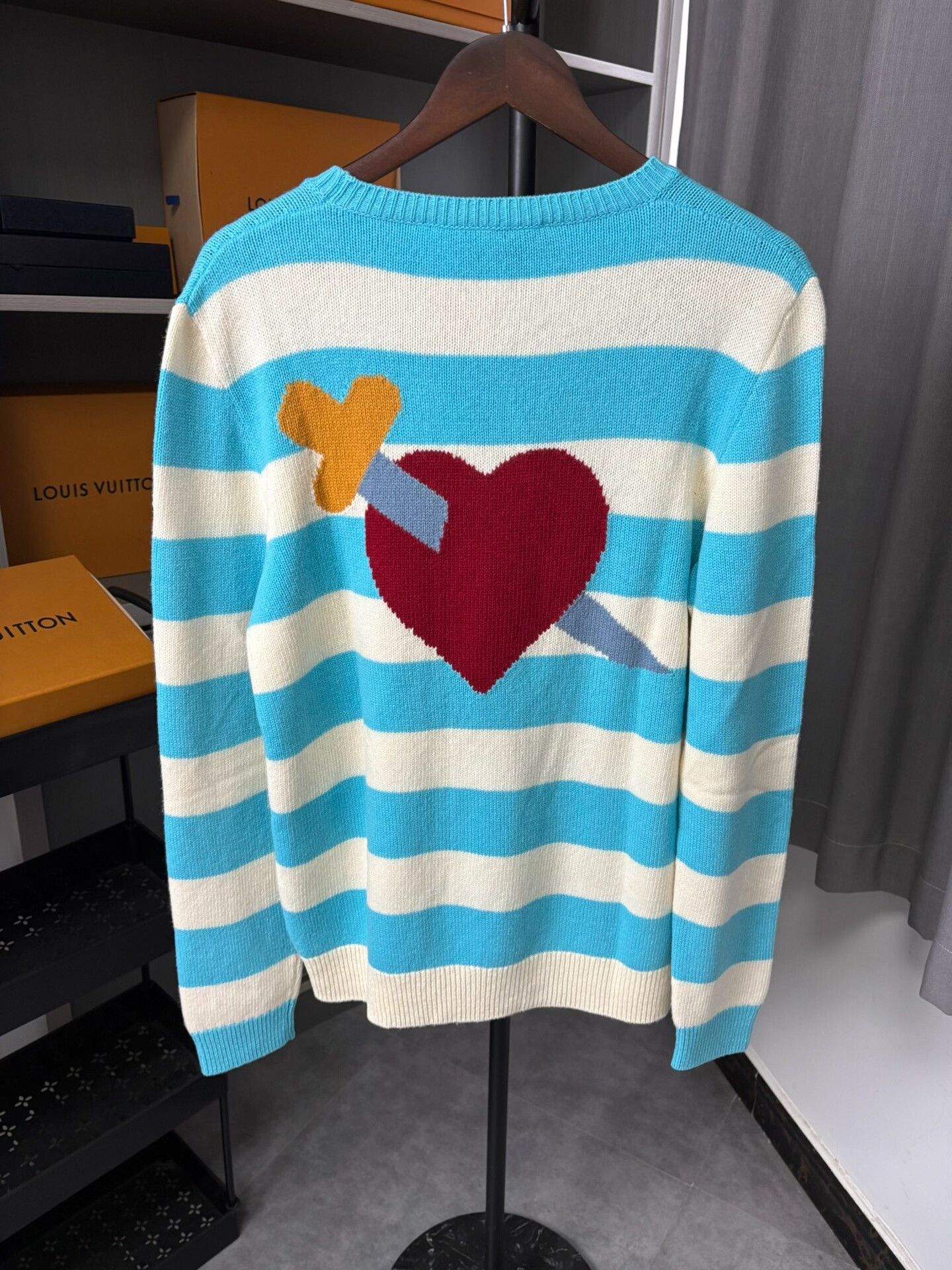 Gucci Gucci Tiger Striped Blue Sweater XL Men Size US XL / EU 56 / 4 - 3 Thumbnail