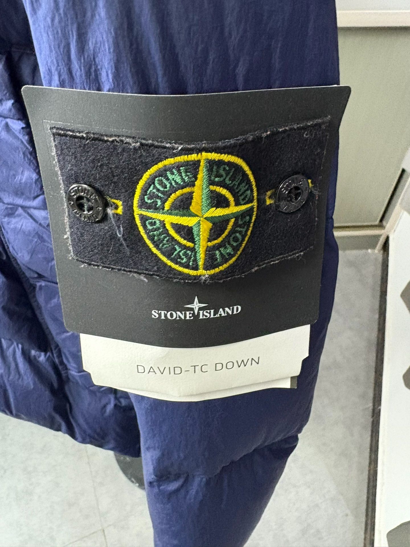 Stone Island Stone Island Down Blue Heavy Coat S Men Size US S / EU 44-46 / 1 - 3 Thumbnail