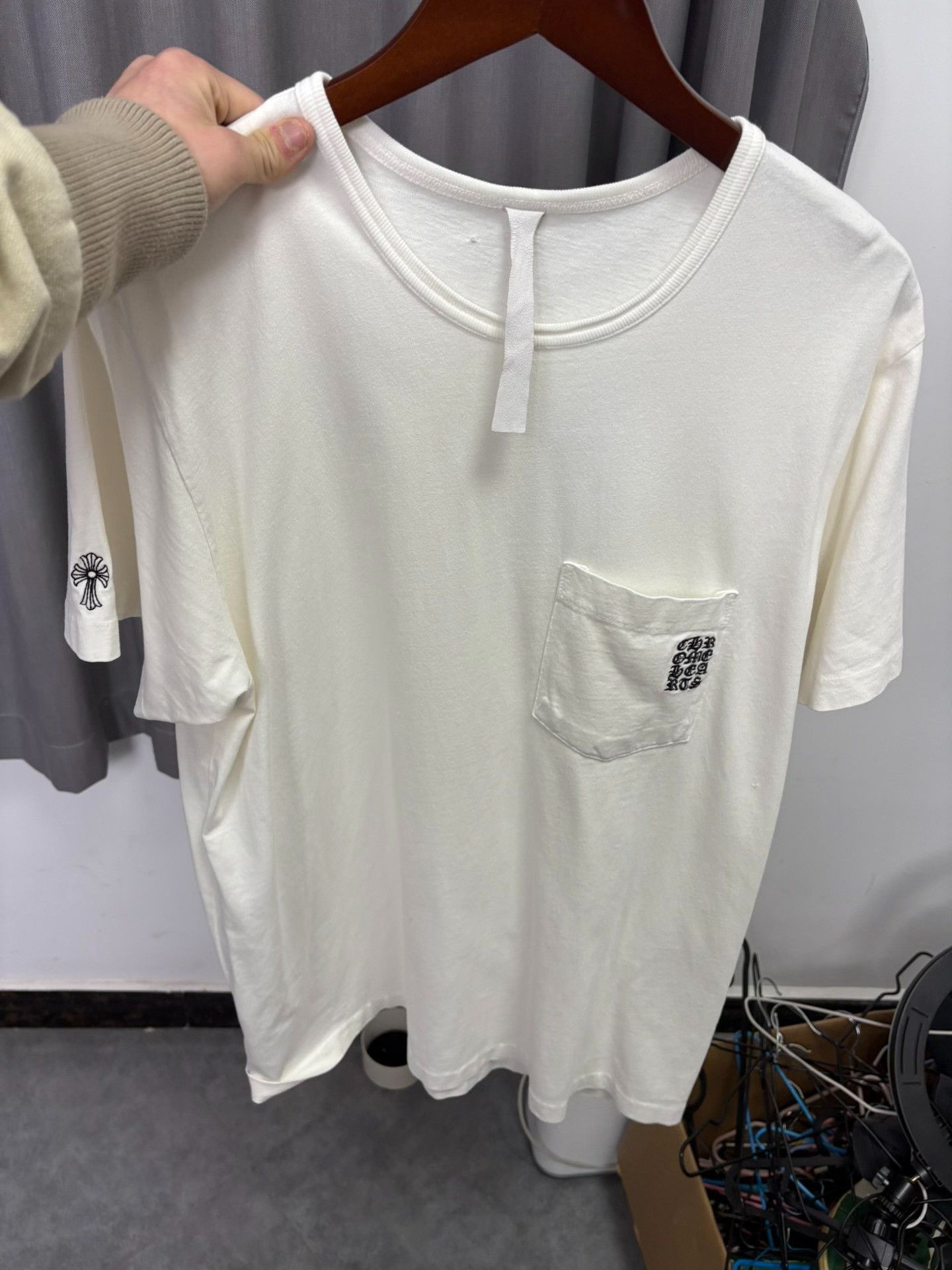 Chrome Hearts Chrome Hearts White T-Shirt M Men Size US M / EU 48-50 / 2 - 7 Thumbnail