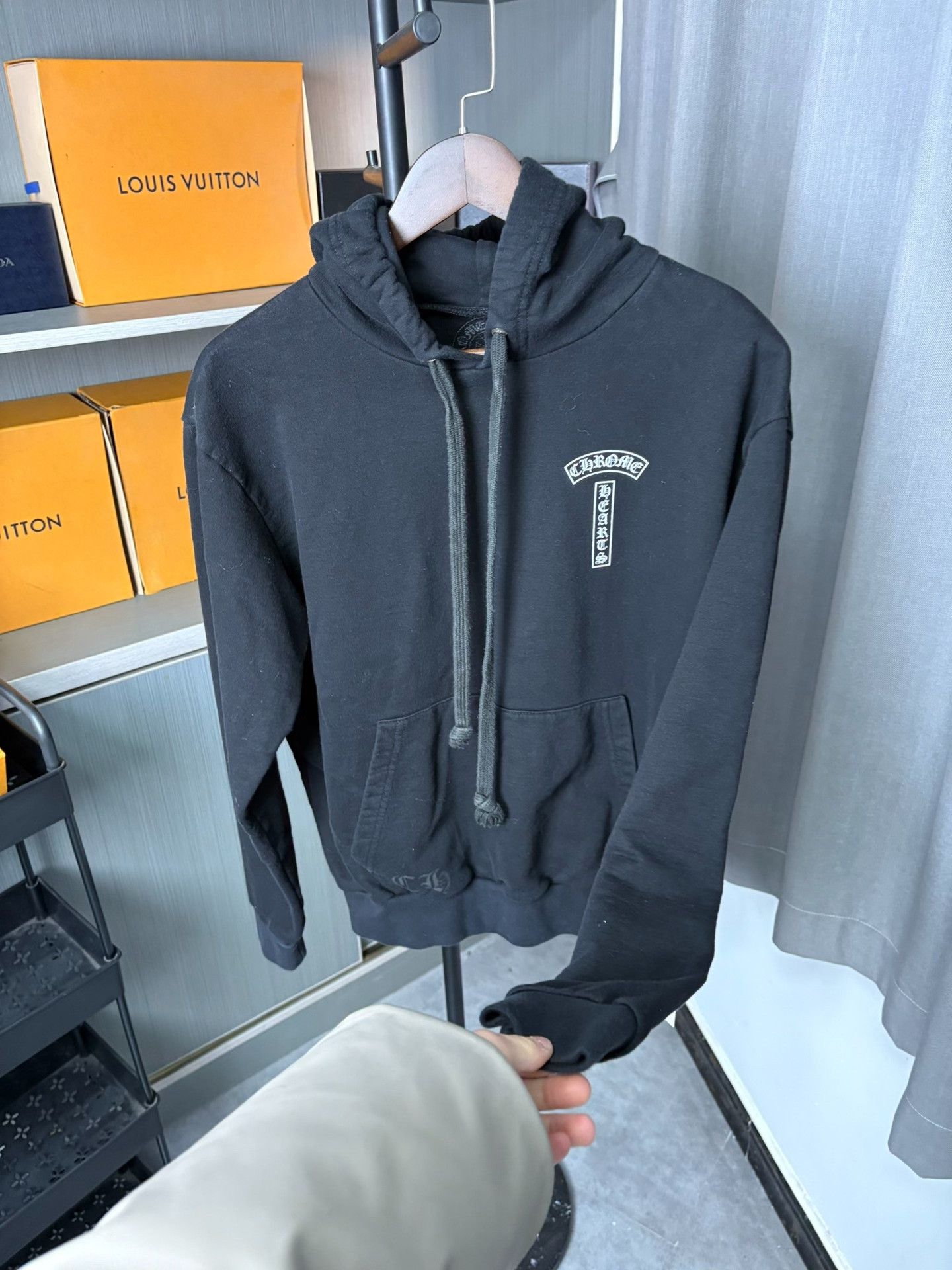 Chrome Hearts Chrome Hearts Black Hoodie S Men Size US S / EU 44-46 / 1 - 9 Thumbnail