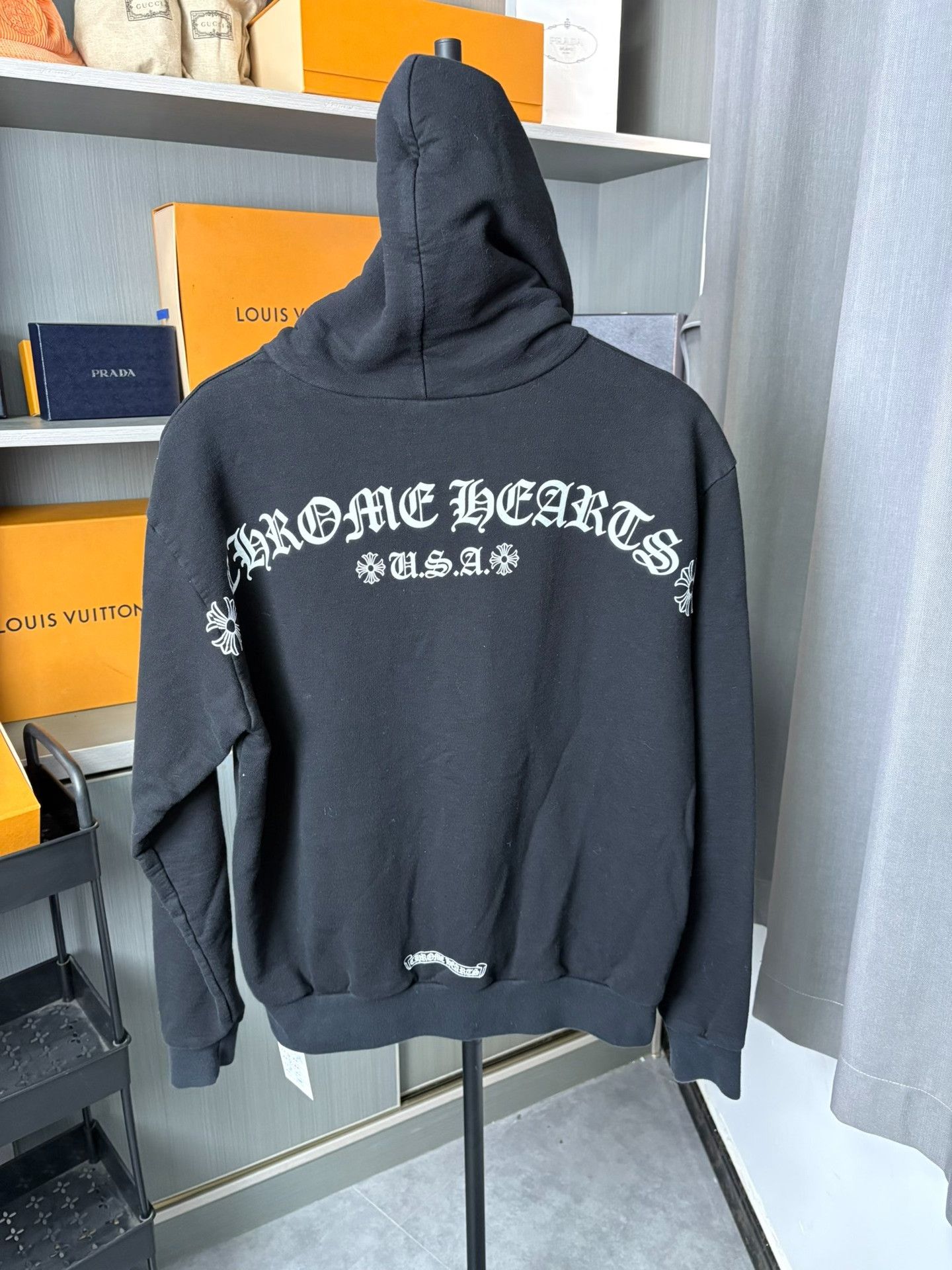 Chrome Hearts Chrome Hearts Black Hoodie S Men Size US S / EU 44-46 / 1 - 4 Thumbnail