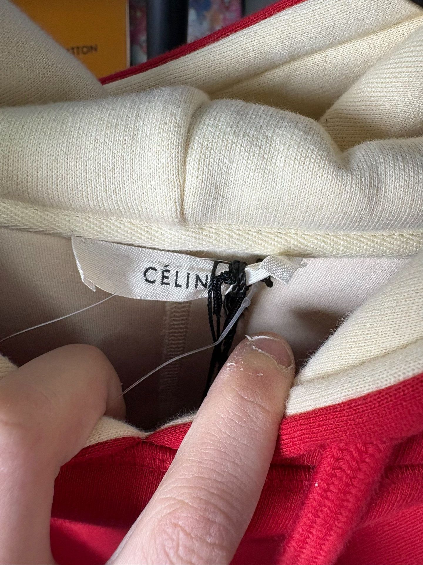 Celine Celine White Hoodie XS Women Size XS / US 0-2 / IT 36-38 - 2 Thumbnail