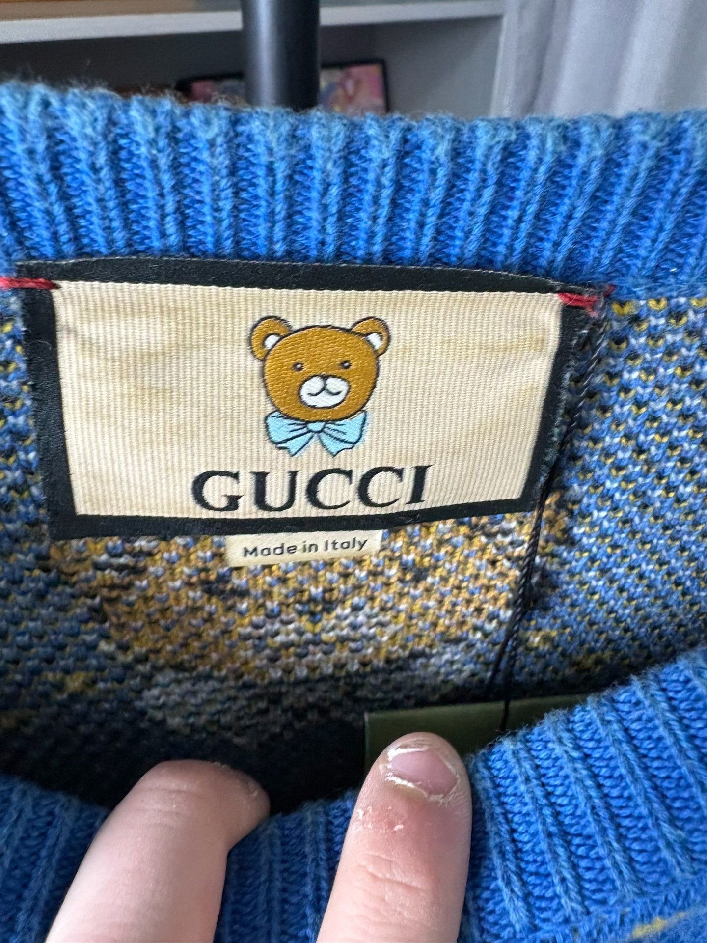 Gucci Gucci Wool Yellow Sweater XL Men Size US XL / EU 56 / 4 - 2 Thumbnail