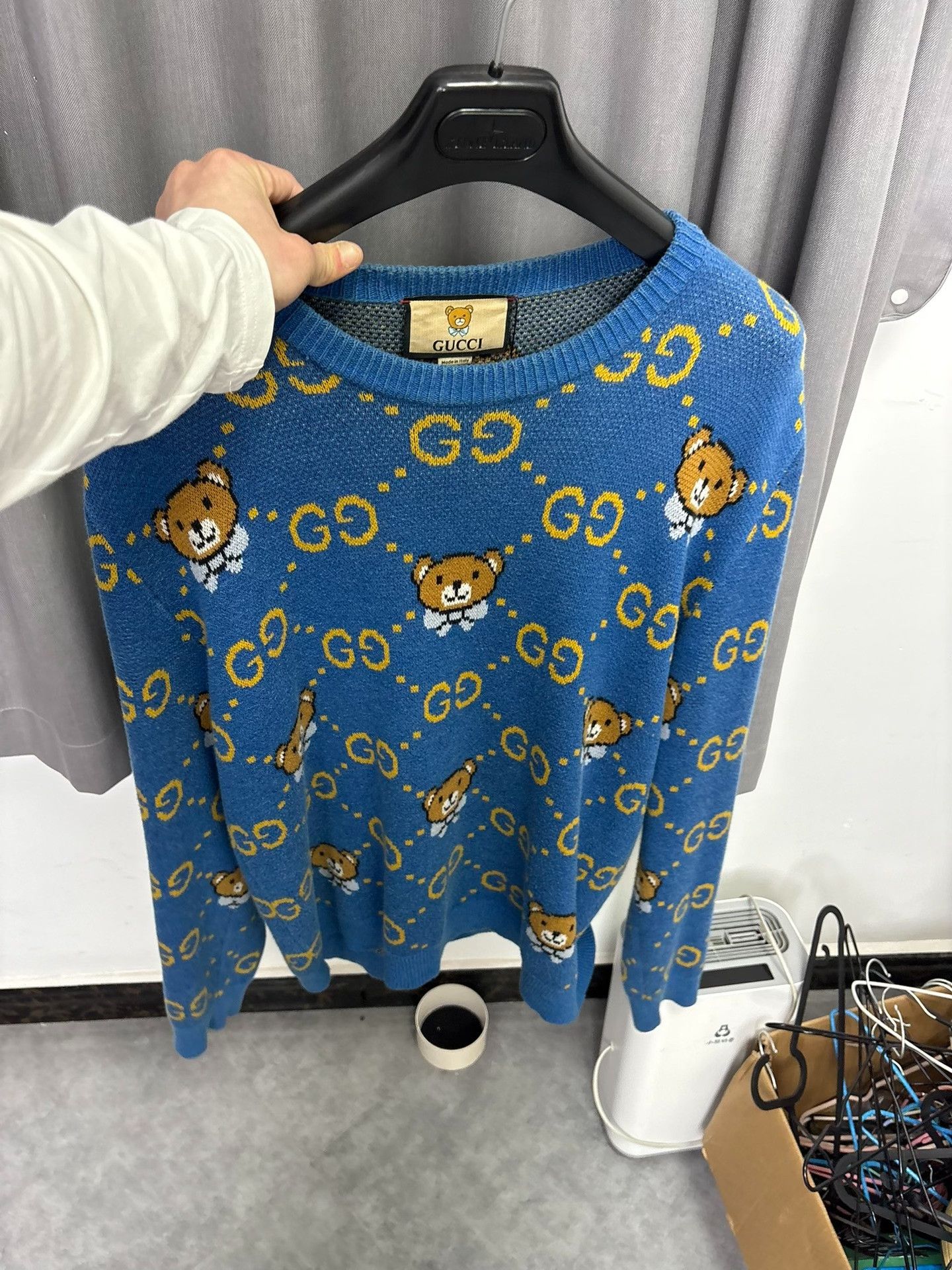 Gucci Gucci Wool Yellow Sweater XL Men Size US XL / EU 56 / 4 - 6 Thumbnail