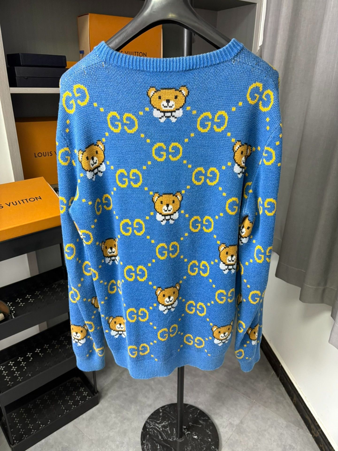 Gucci Gucci Wool Yellow Sweater XL Men Size US XL / EU 56 / 4 - 3 Thumbnail