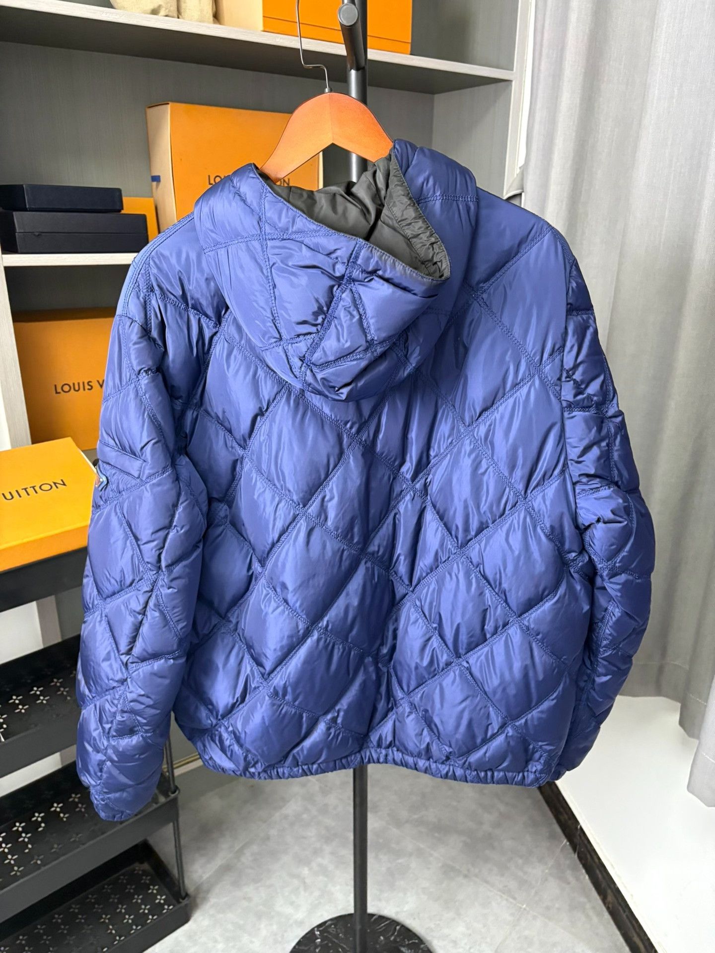 Prada Prada Down Blue Heavy Coat S Men Size US S / EU 44-46 / 1 - 6 Thumbnail