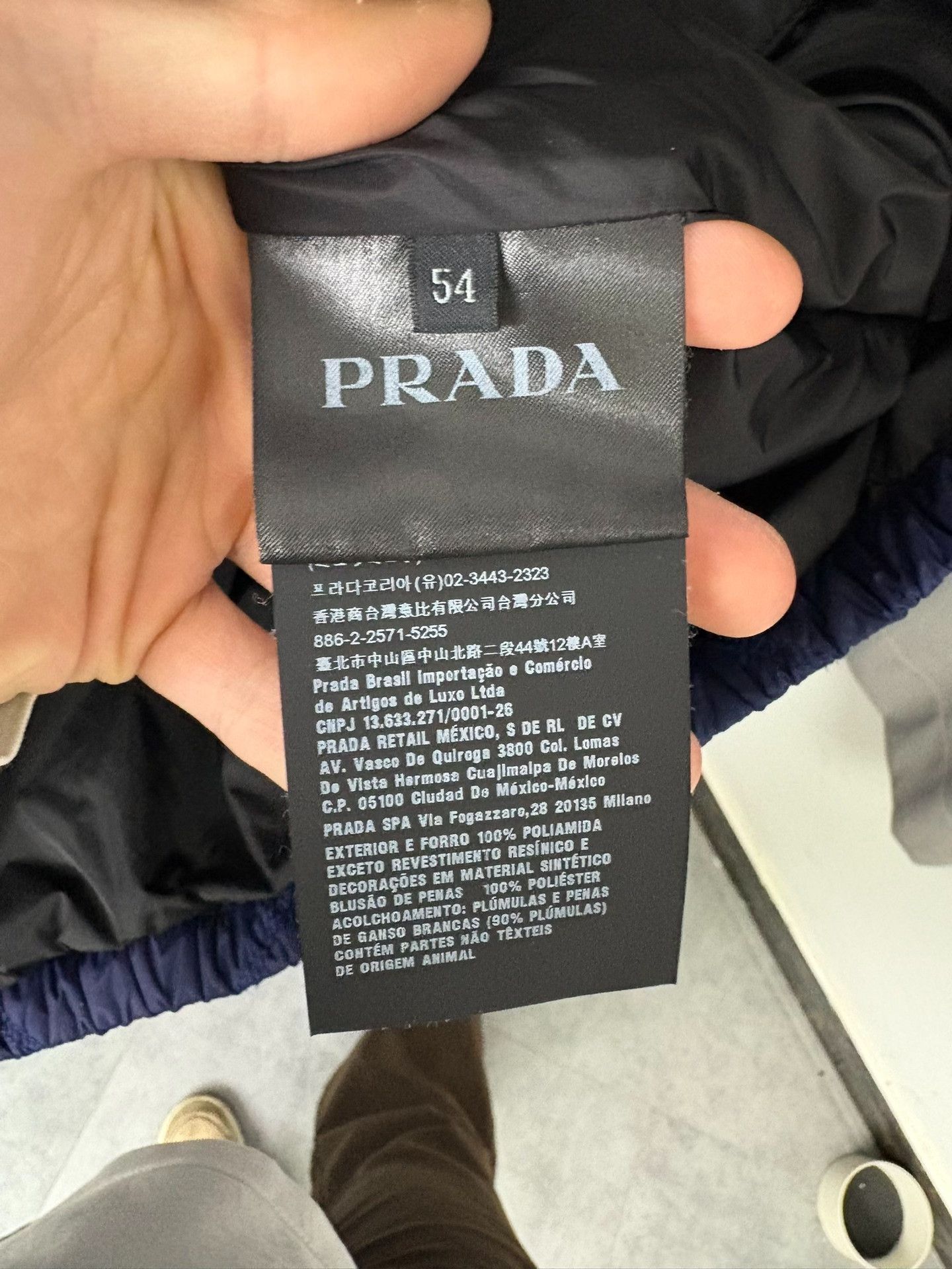 Prada Prada Down Blue Heavy Coat S Men Size US S / EU 44-46 / 1 - 5 Thumbnail