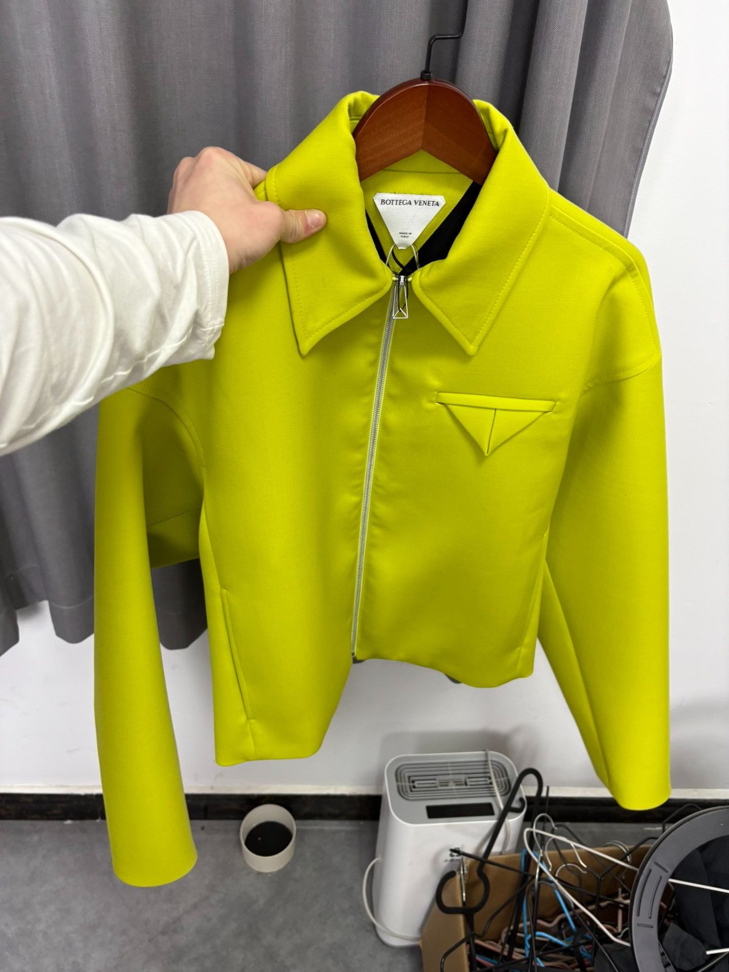 Bottega Veneta Bottega Veneta Green Jacket 44 Women Size L / US 10 / IT 46 - 6 Thumbnail