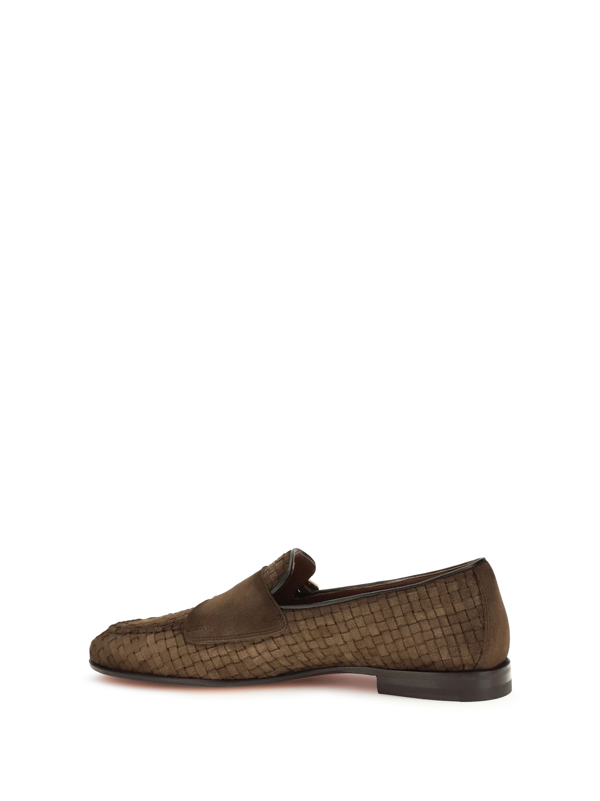 Santoni Woven leather Loafers Size US 9 / EU 42 - 3 Thumbnail