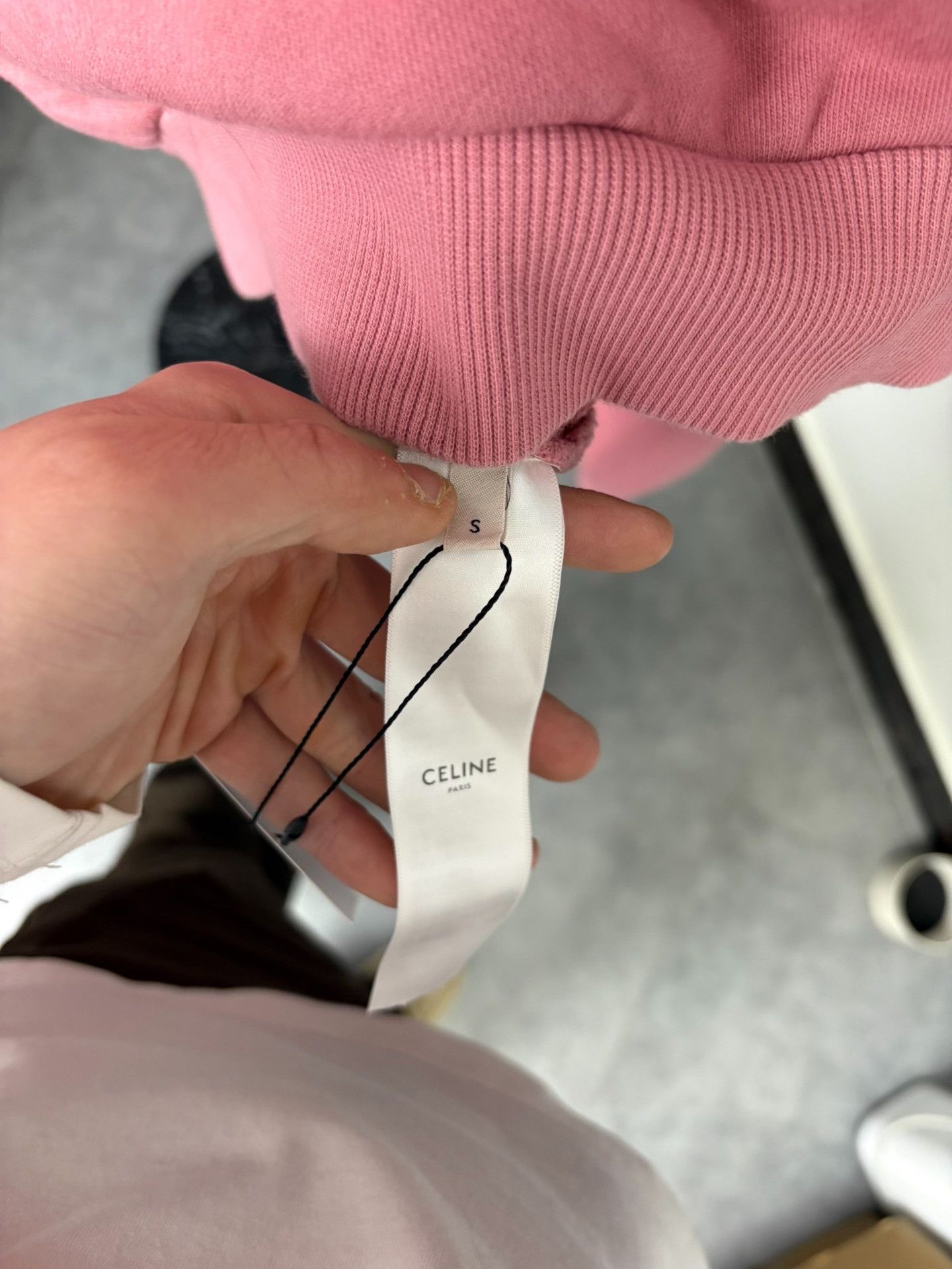 Celine Celine Pink Hoodie S Women Size S / US 4 / IT 40 - 4 Thumbnail
