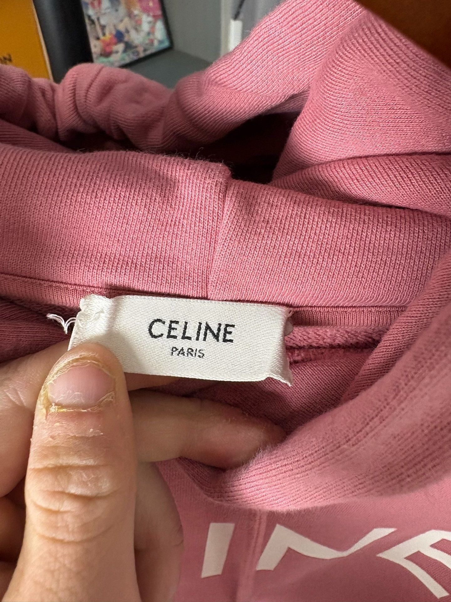 Celine Celine Pink Hoodie S Women Size S / US 4 / IT 40 - 3 Thumbnail