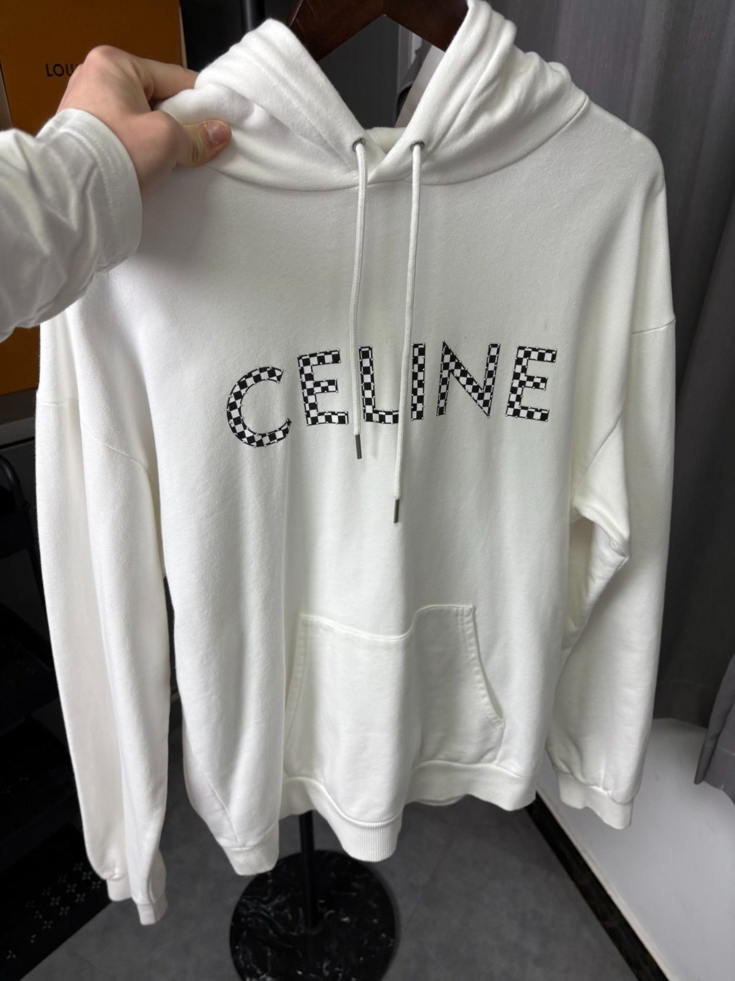 Celine Celine Retro White Hoodie M Women Size M / US 6-8 / IT 42-44 - 7 Thumbnail