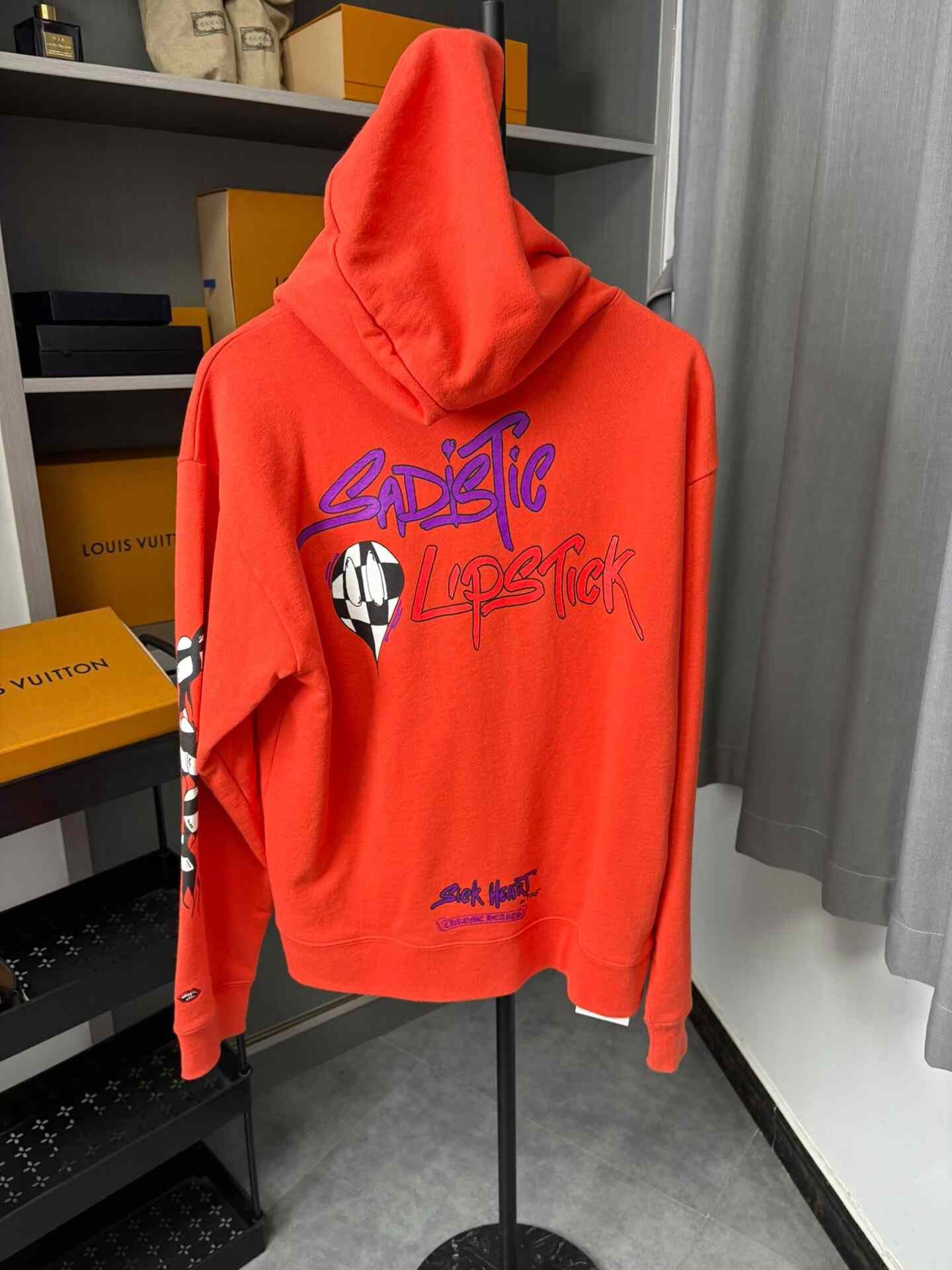 Chrome Hearts Chrome Hearts Graphic Red Hoodie L Men Size US L / EU 52-54 / 3 - 3 Thumbnail