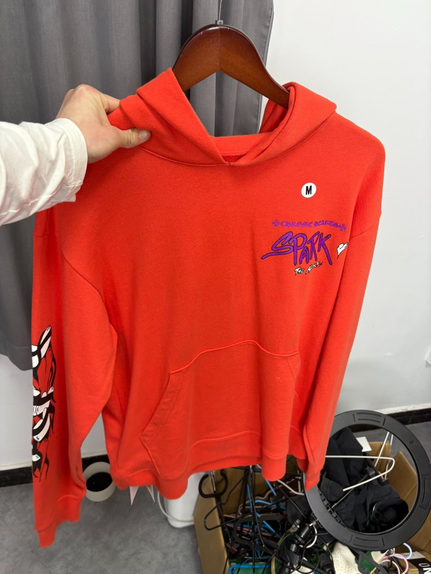 Chrome Hearts Chrome Hearts Graphic Red Hoodie L Men Size US L / EU 52-54 / 3 - 7 Thumbnail
