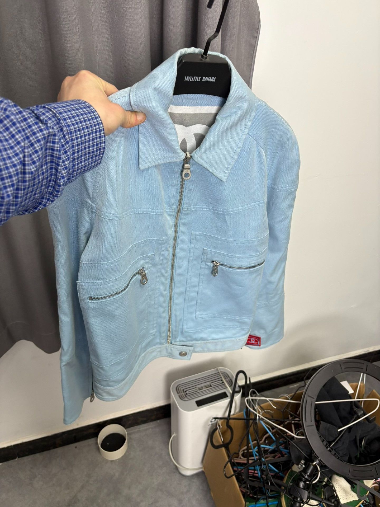 Chanel Chanel Blue Jacket 38 Women Size S / US 4 / IT 40 - 6 Thumbnail
