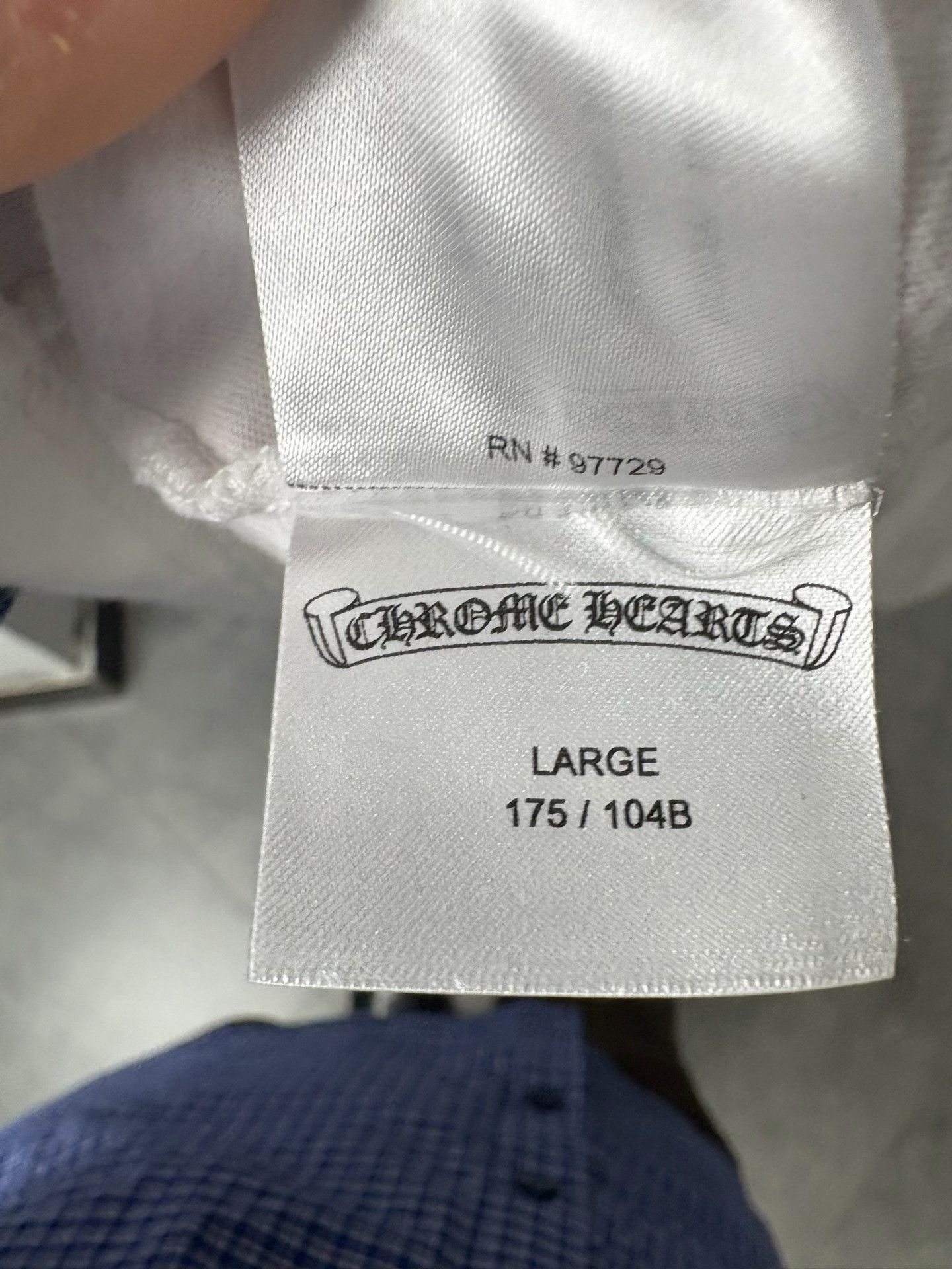 Chrome Hearts Chrome Hearts White T-Shirt L Men Size US L / EU 52-54 / 3 - 5 Thumbnail
