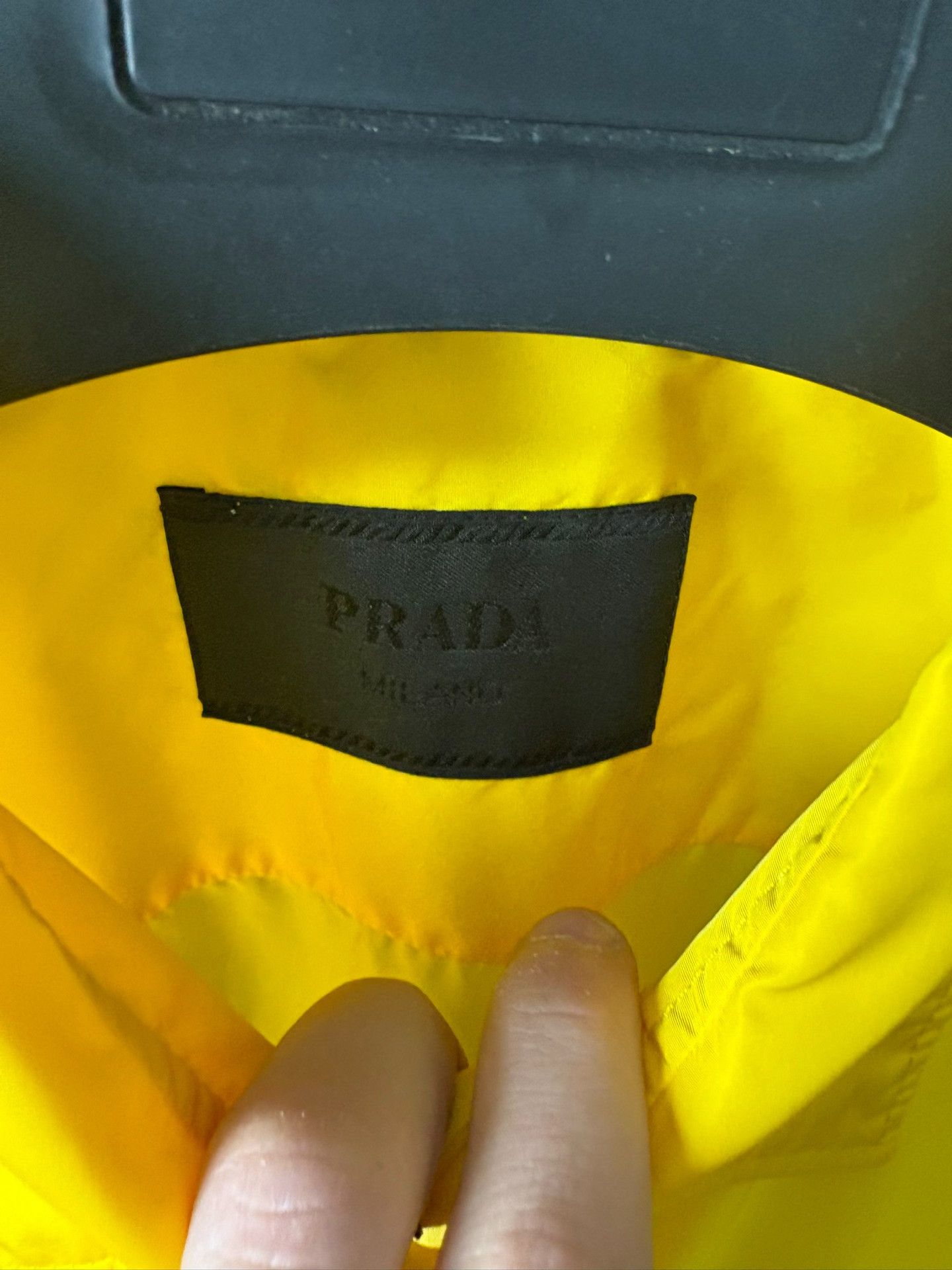 Prada Prada Yellow Shirt L Men Size US L / EU 52-54 / 3 - 3 Thumbnail