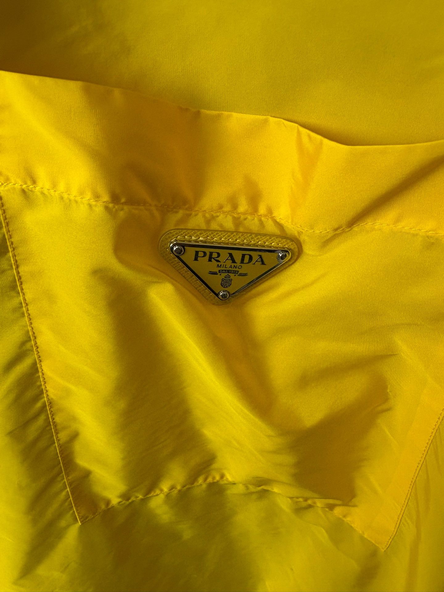 Prada Prada Yellow Shirt L Men Size US L / EU 52-54 / 3 - 2 Thumbnail