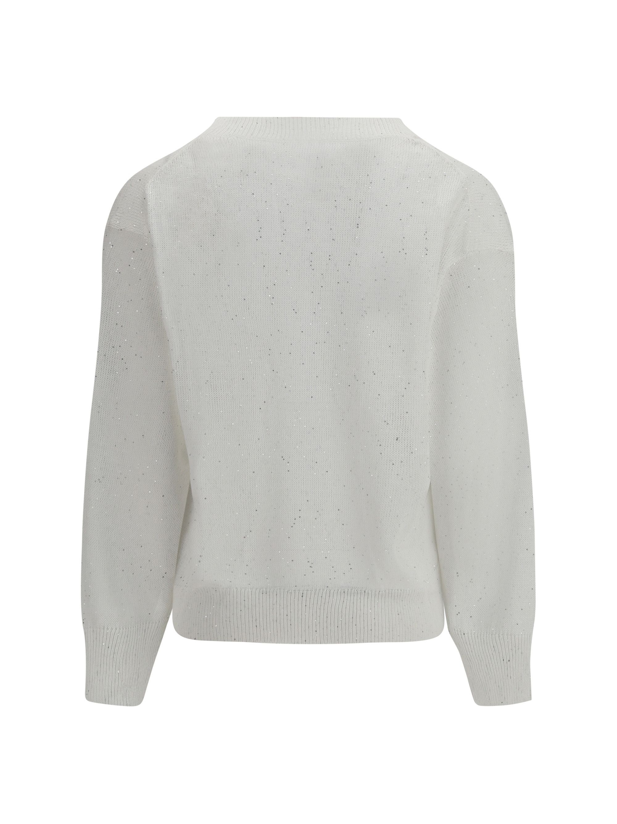 Brunello Cucinelli Sparkling linen Sweater Size S / US 4 / IT 40 - 2 Thumbnail