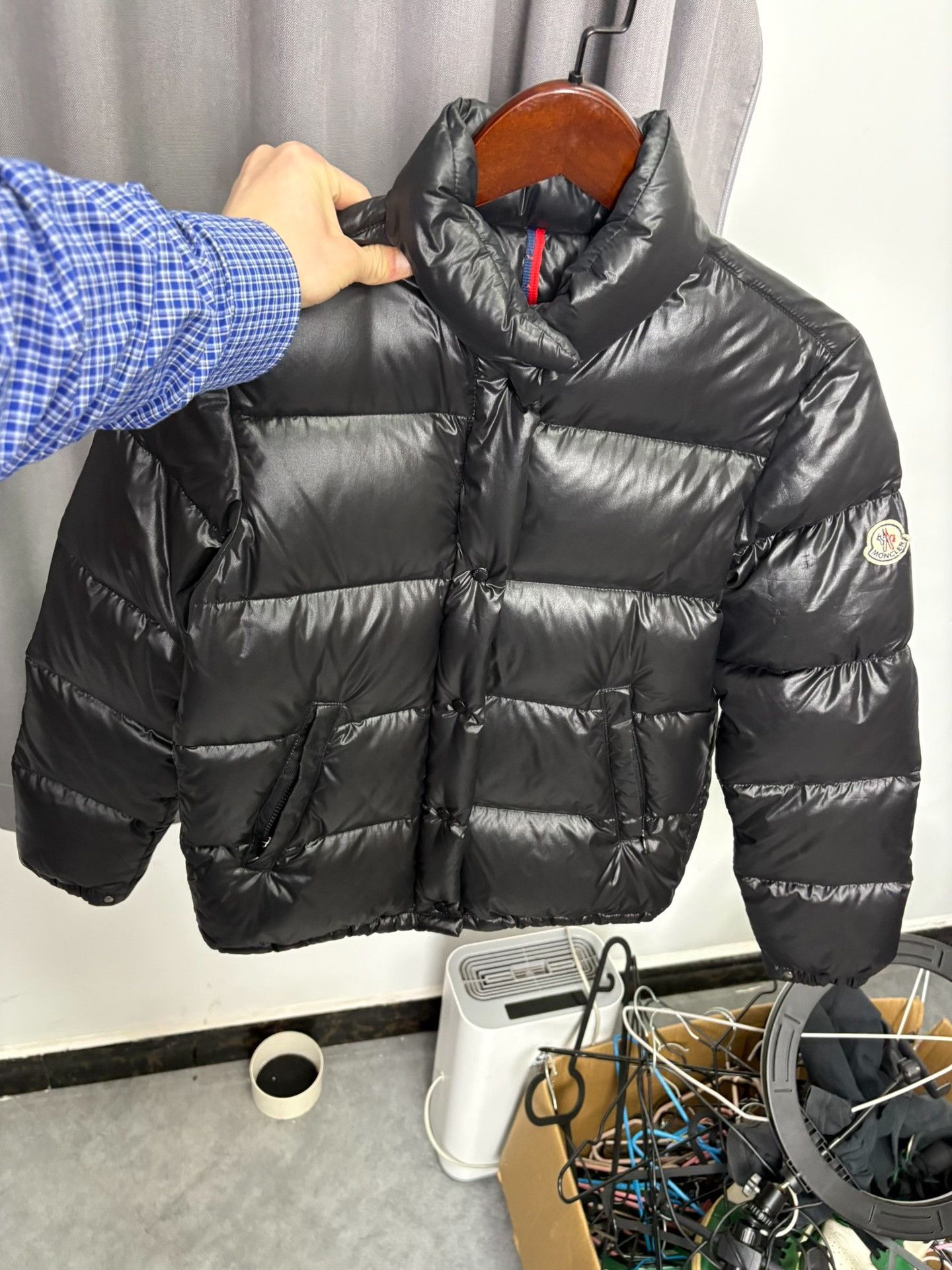 Moncler Moncler Down Black Heavy Coat L Men Size US L / EU 52-54 / 3 - 6 Thumbnail