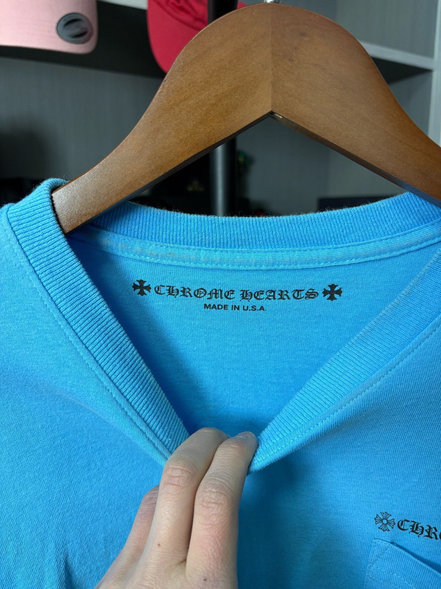 Chrome Hearts Chrome Hearts Collab Blue Hoodie L Men Size US L / EU 52-54 / 3 - 3 Thumbnail