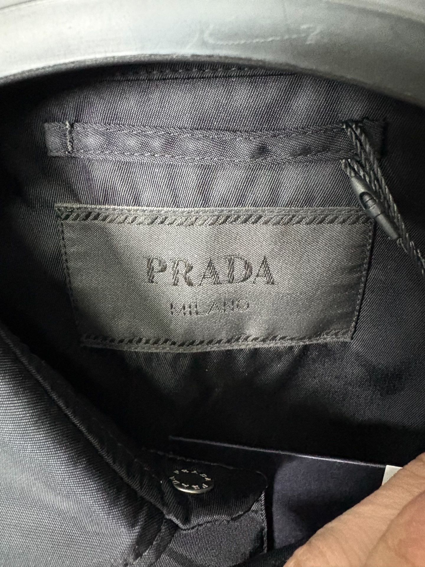 Prada Prada Nylon Gray Light Jacket L Men Size US L / EU 52-54 / 3 - 3 Thumbnail