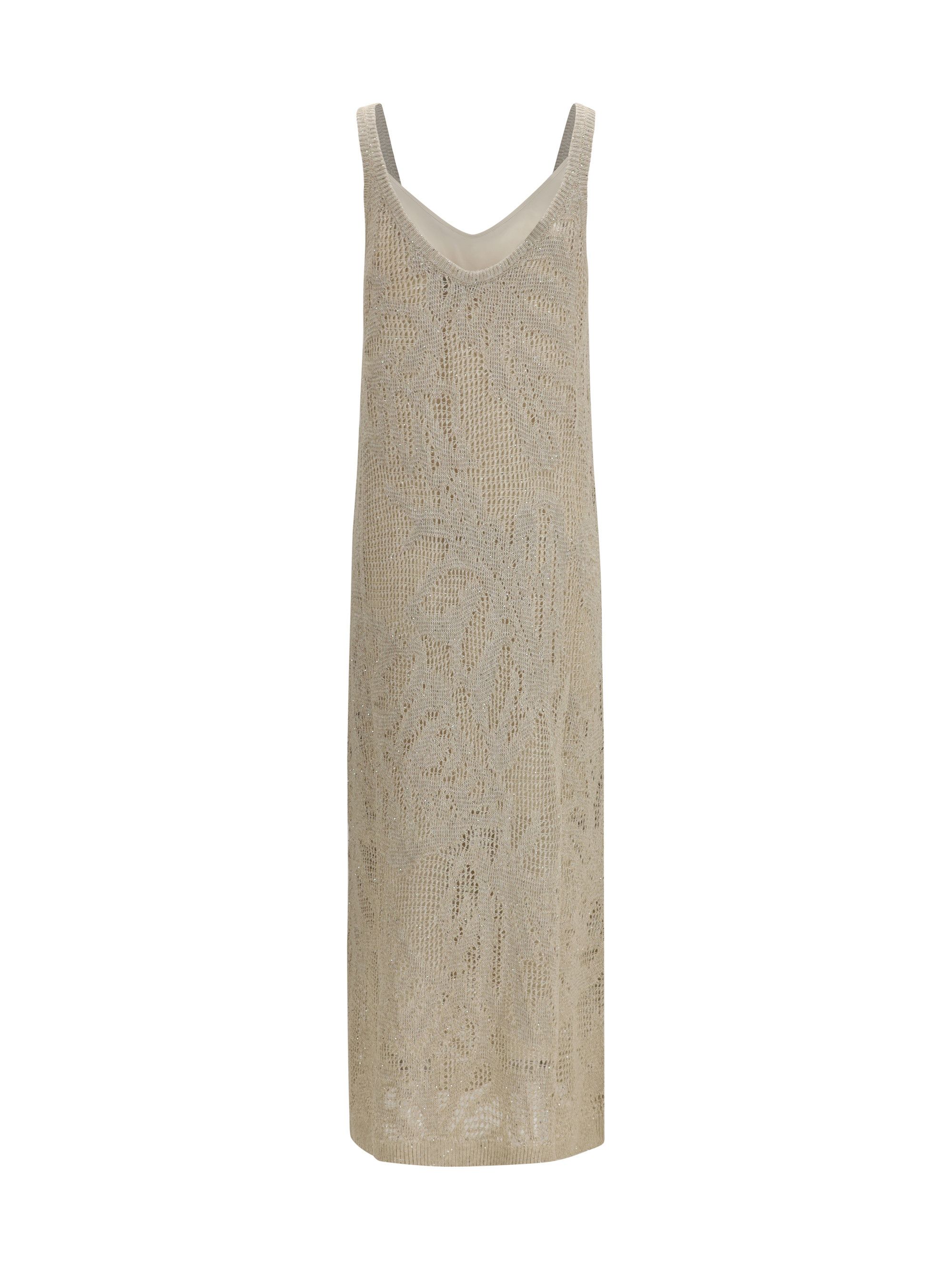 Brunello Cucinelli Dazzling Water Lillies Dress Size L / US 10 / IT 46 - 2 Thumbnail