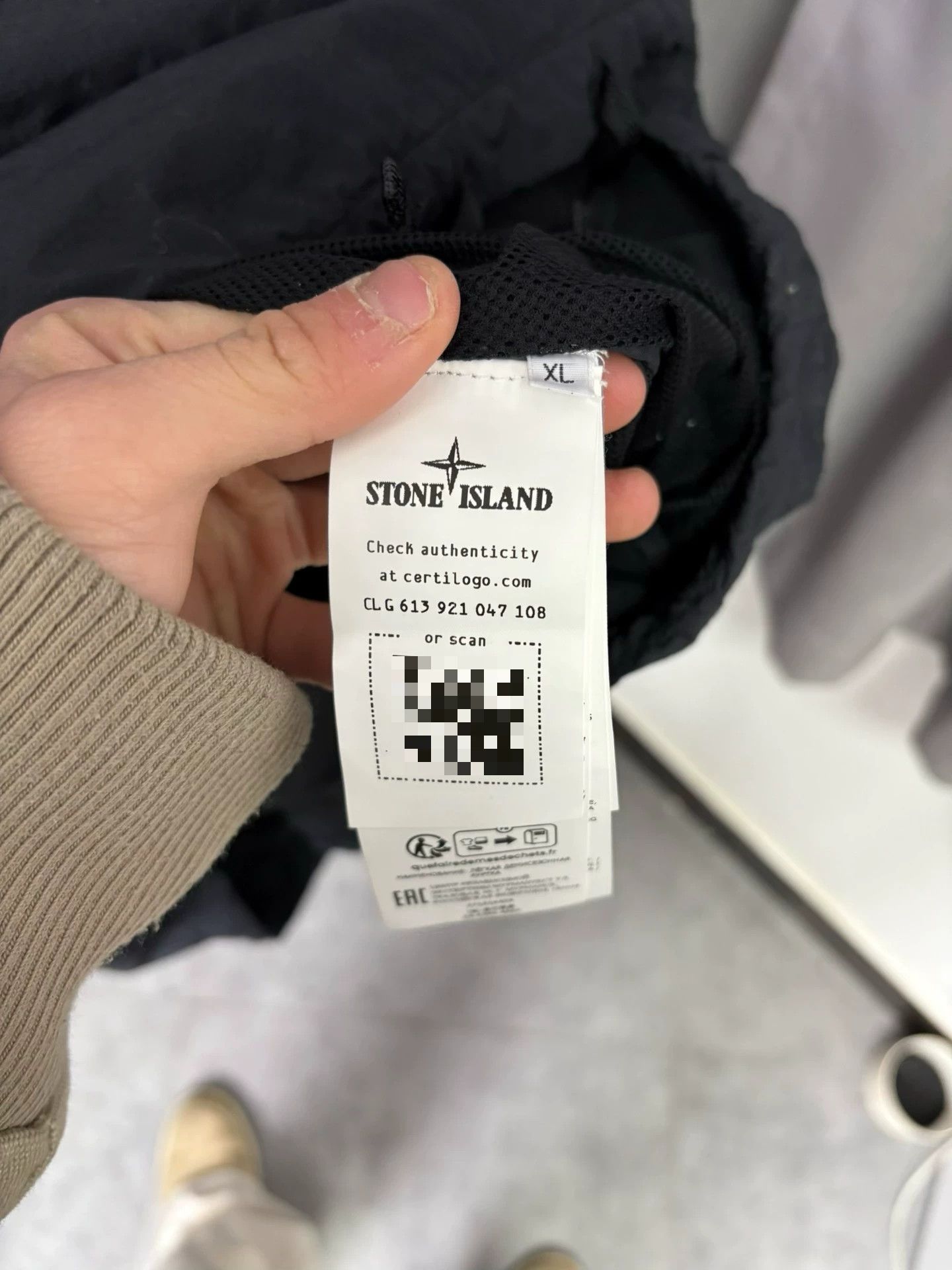 Stone Island Stone Island Black Light Jacket XL Men Size US XL / EU 56 / 4 - 6 Thumbnail