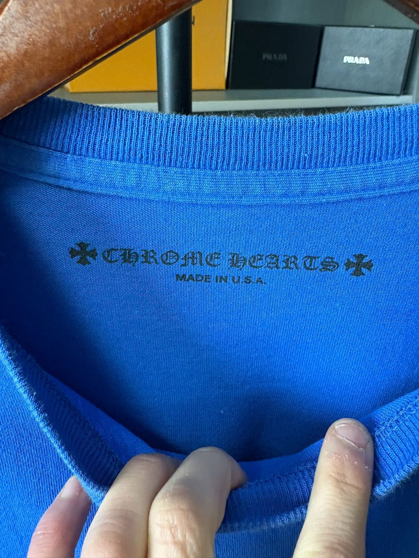 Chrome Hearts Chrome Hearts Blue T-Shirt S Men Size US S / EU 44-46 / 1 - 3 Thumbnail