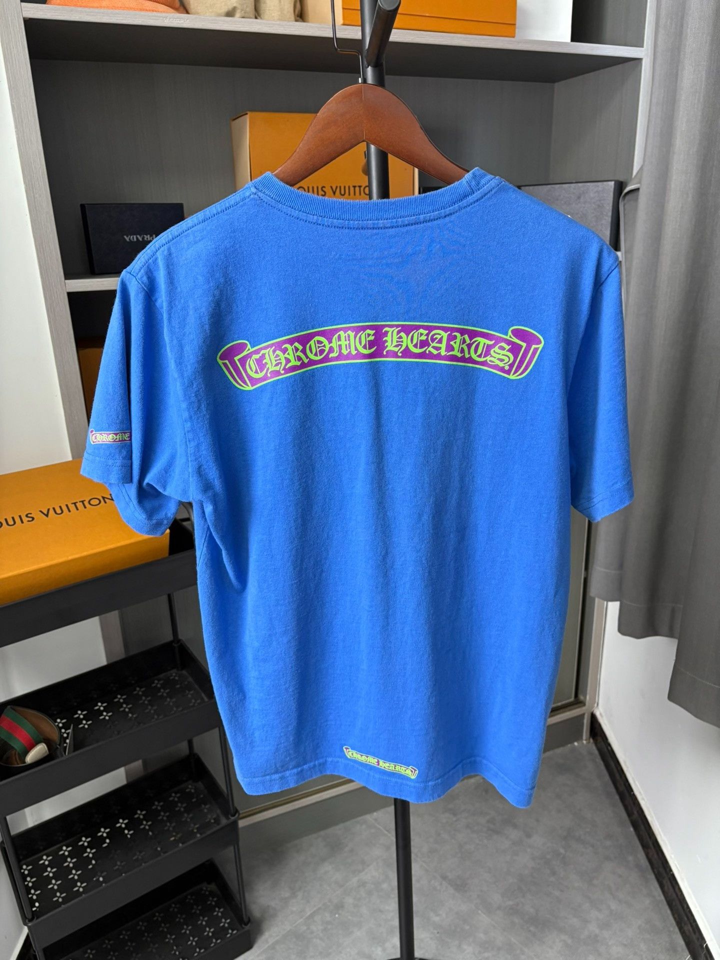 Chrome Hearts Chrome Hearts Blue T-Shirt S Men Size US S / EU 44-46 / 1 - 4 Thumbnail