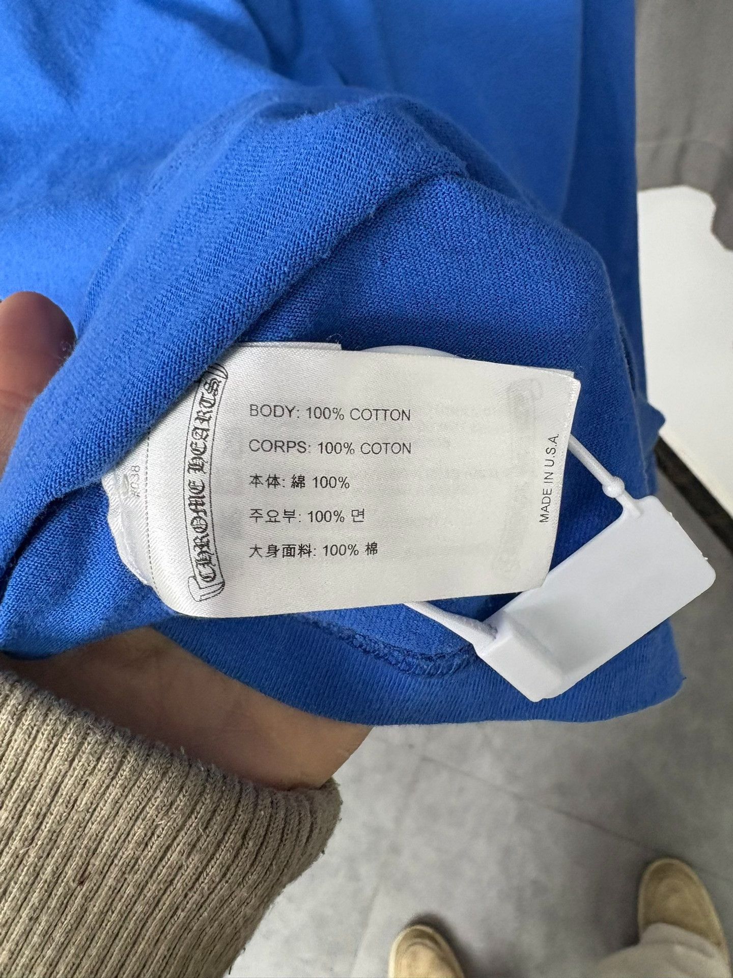 Chrome Hearts Chrome Hearts Blue T-Shirt S Men Size US S / EU 44-46 / 1 - 5 Thumbnail