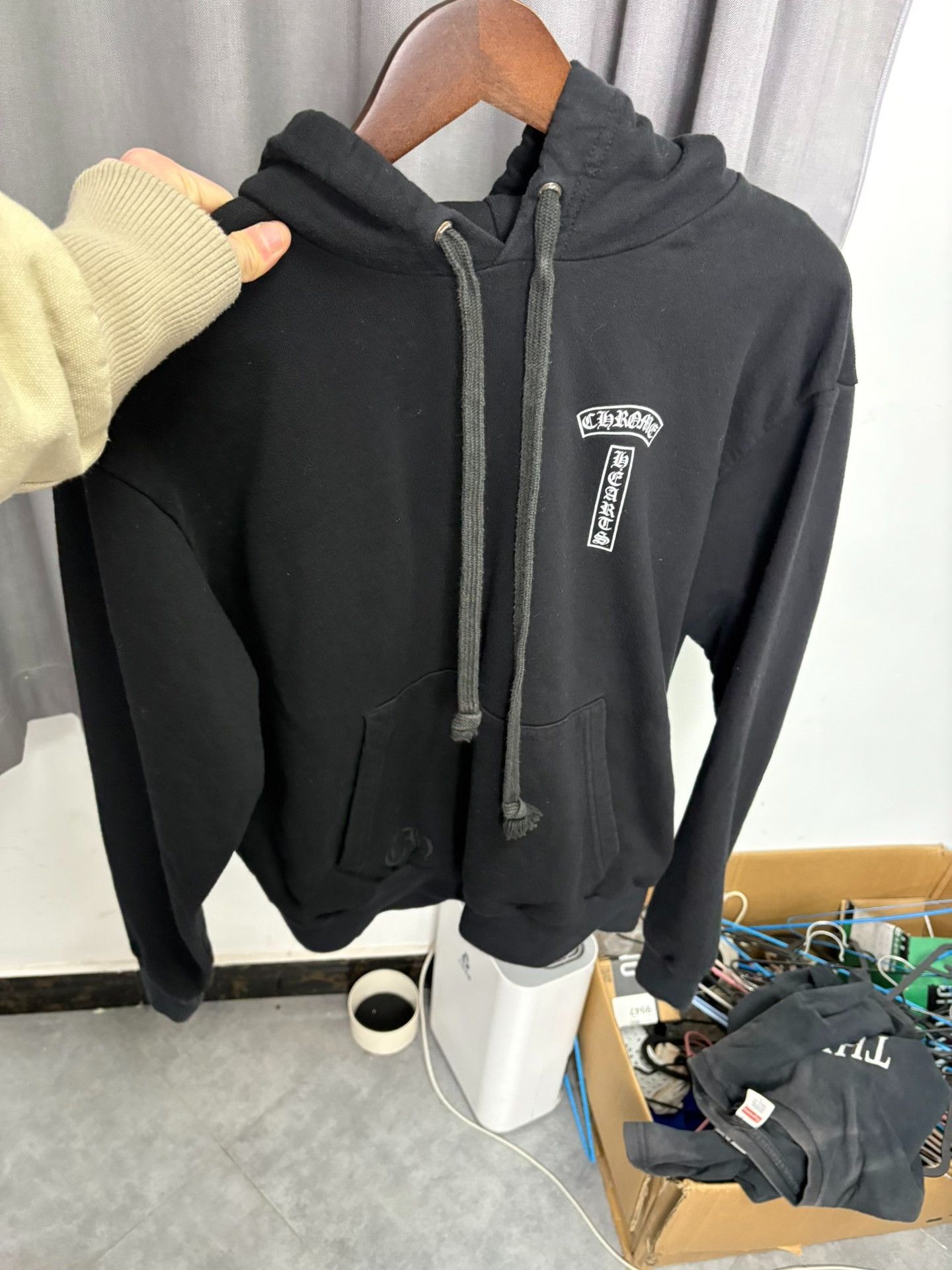 Chrome Hearts Chrome Hearts Black Hoodie S Men Size US S / EU 44-46 / 1 - 8 Thumbnail