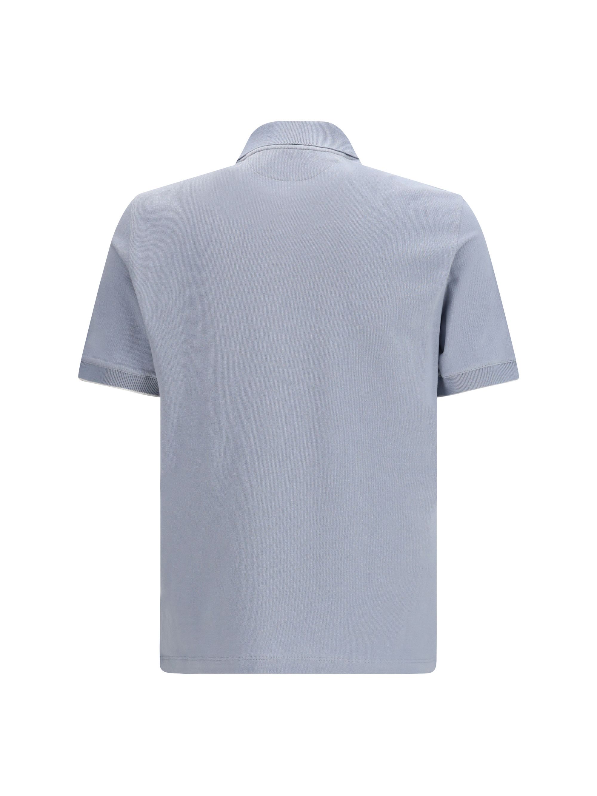 Brunello Cucinelli Cotton Polo Shirt Size US L / EU 52-54 / 3 - 2 Thumbnail