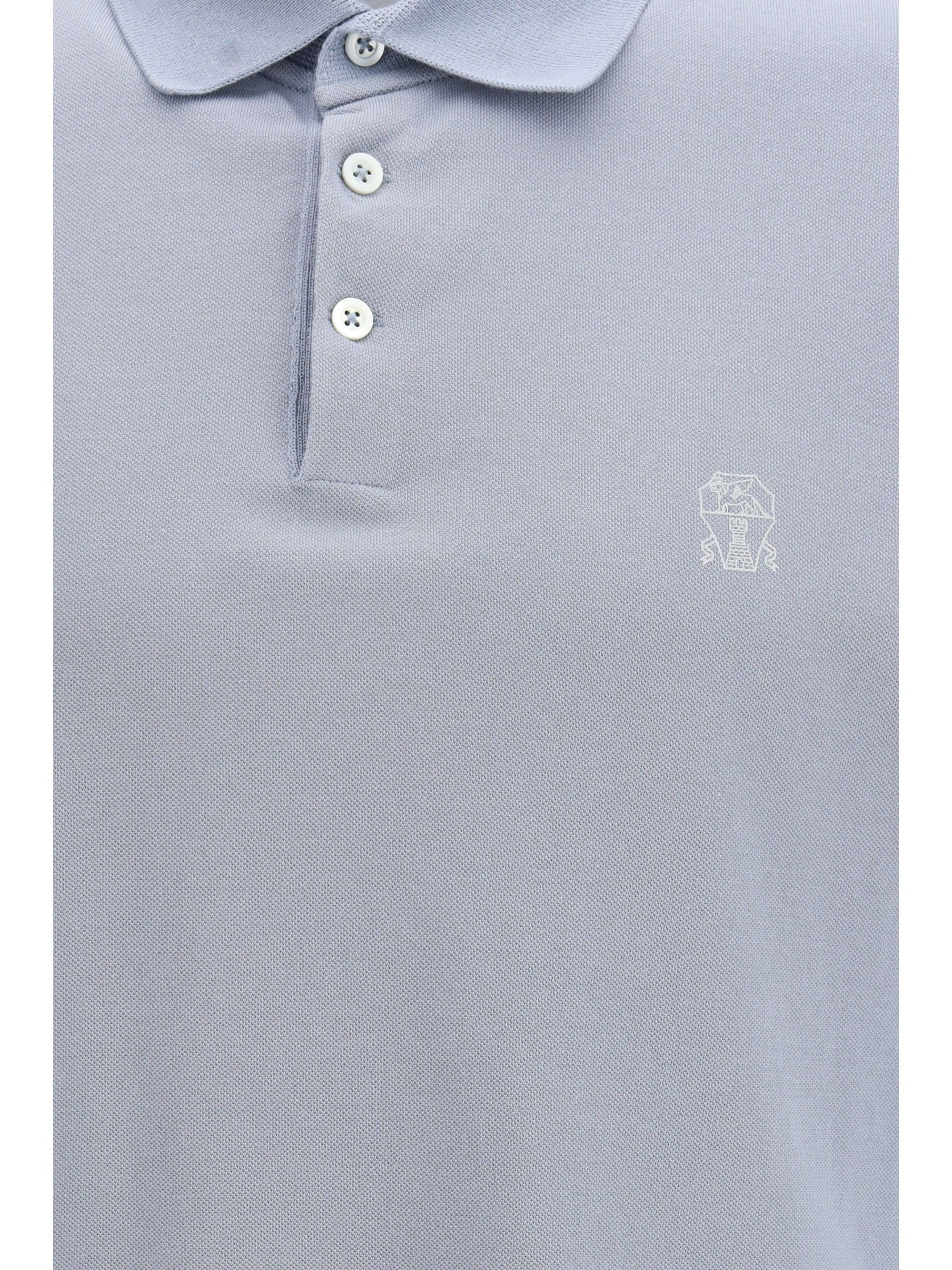 Brunello Cucinelli Cotton Polo Shirt Size US L / EU 52-54 / 3 - 3 Thumbnail
