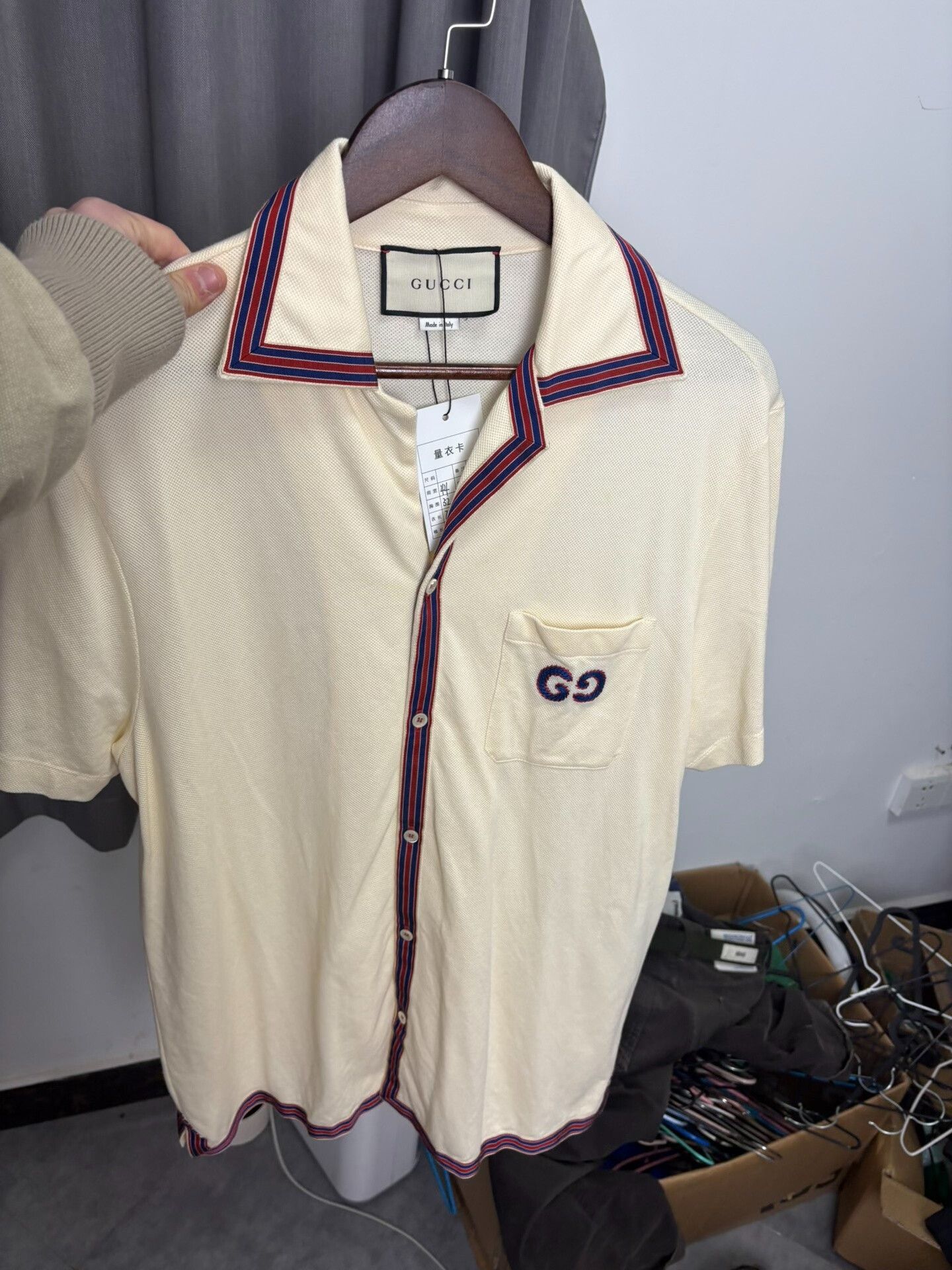 Gucci Gucci White Shirt M Men Size US M / EU 48-50 / 2 - 7 Thumbnail