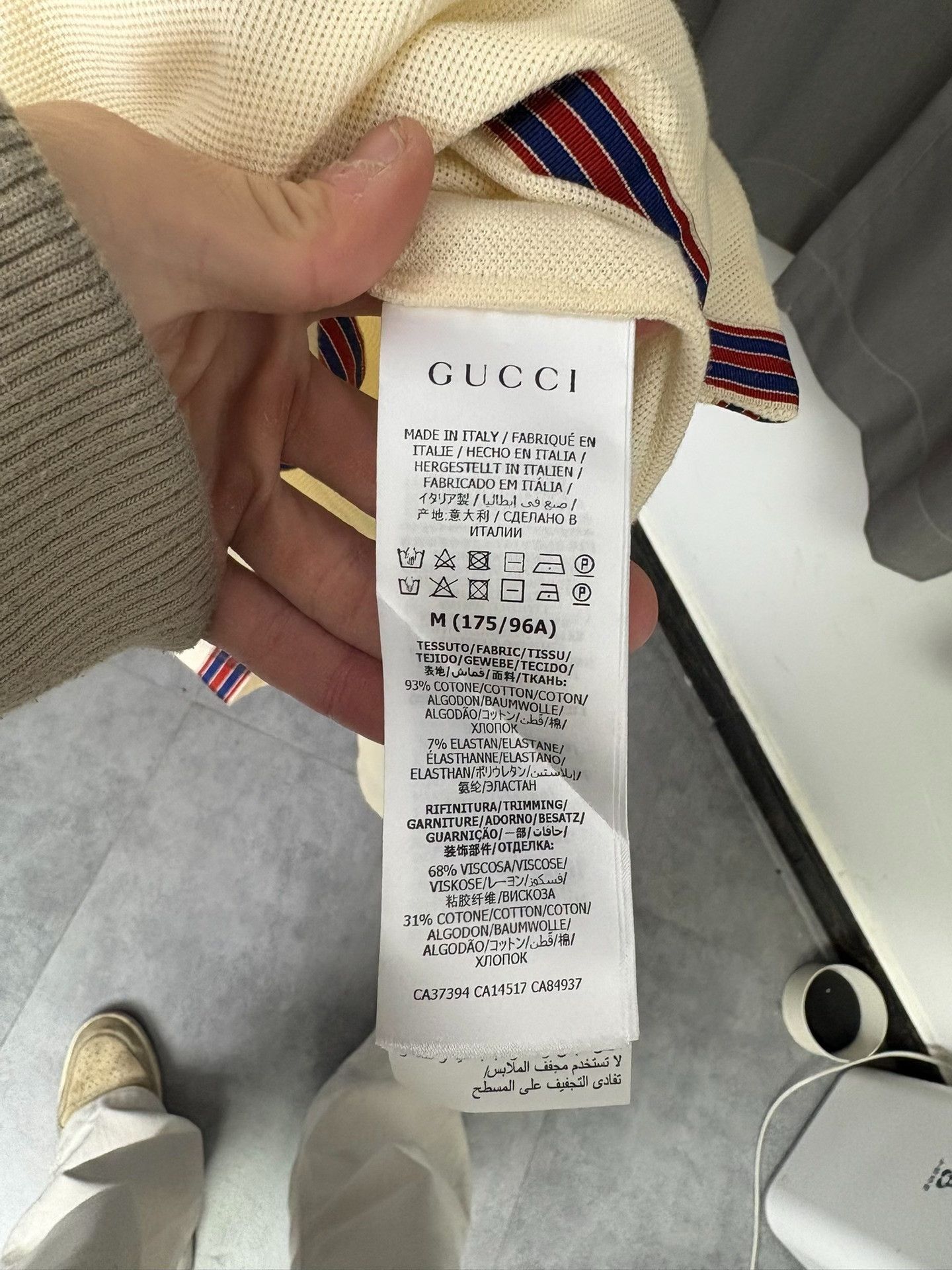 Gucci Gucci White Shirt M Men Size US M / EU 48-50 / 2 - 6 Thumbnail