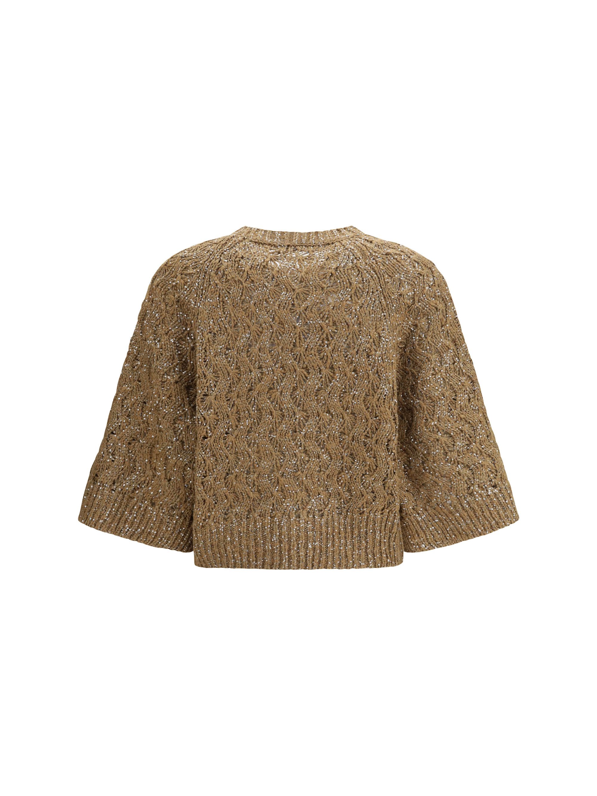 Brunello Cucinelli Open-knit construction Sweater Size M / US 6-8 / IT 42-44 - 2 Thumbnail