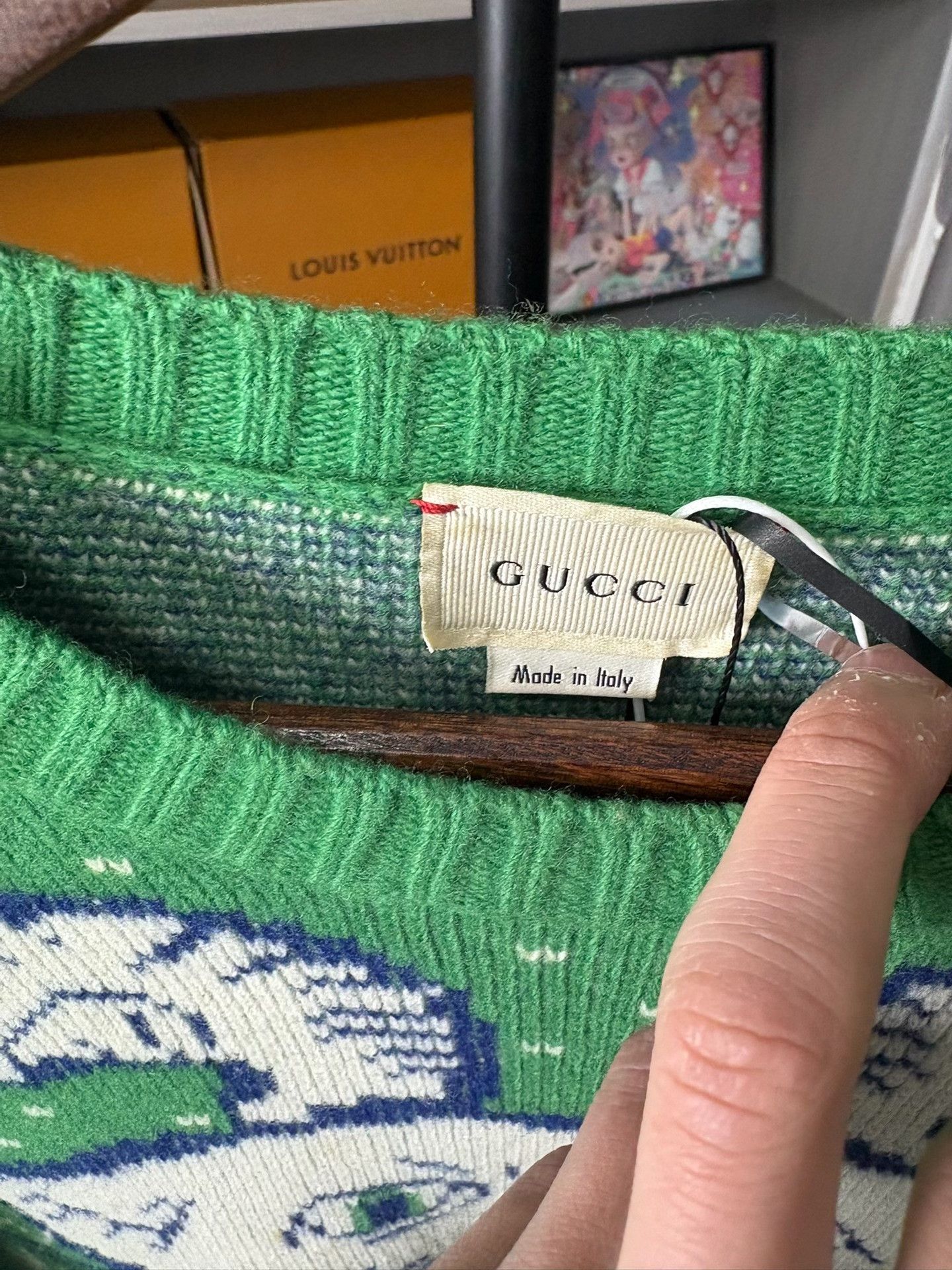 Gucci Gucci Knit Wool Green Sweater 10 Men Size US XS / EU 42 / 0 - 2 Thumbnail
