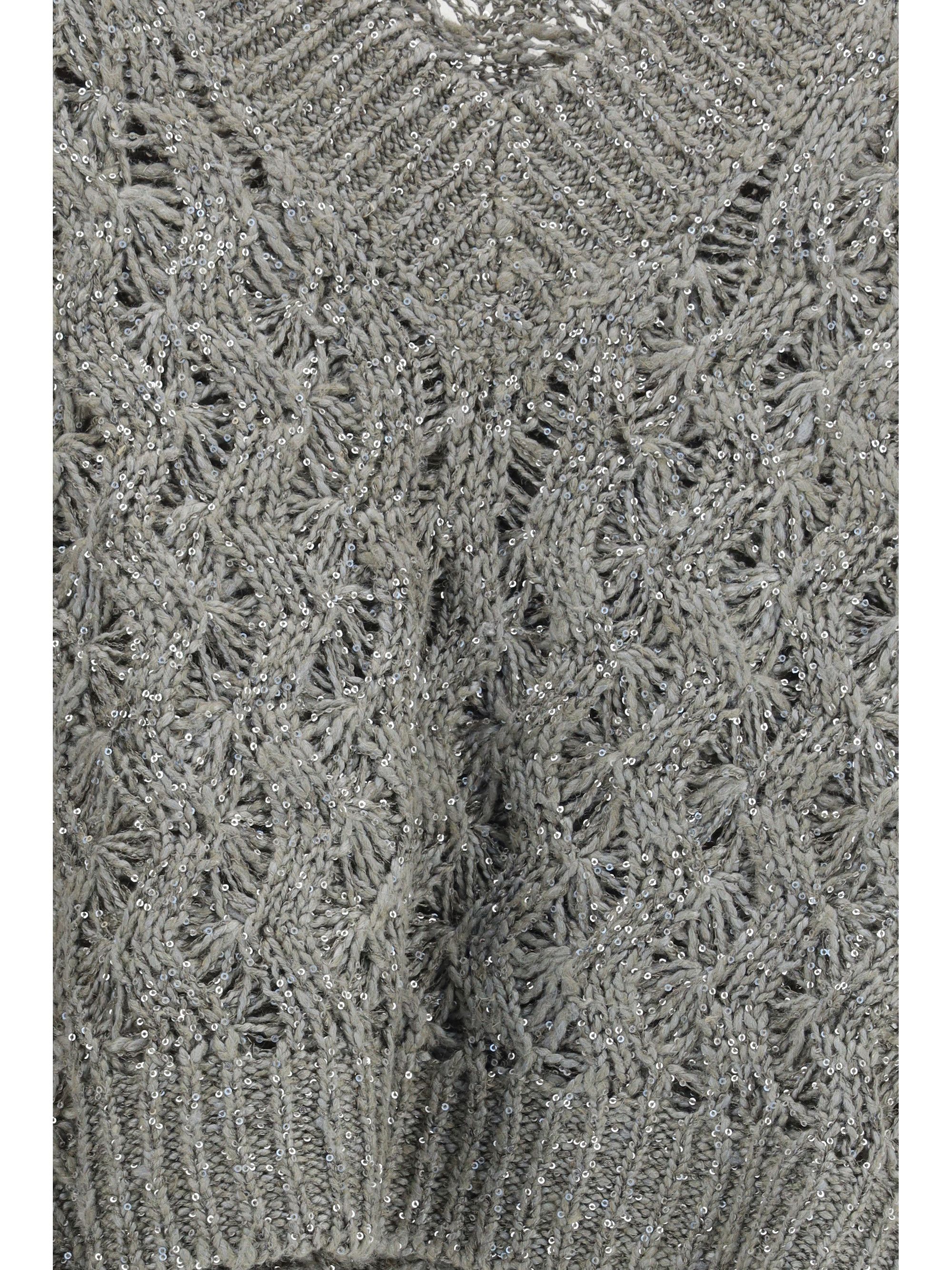 Brunello Cucinelli Silk blend sequined Vest Size M / US 6-8 / IT 42-44 - 3 Thumbnail