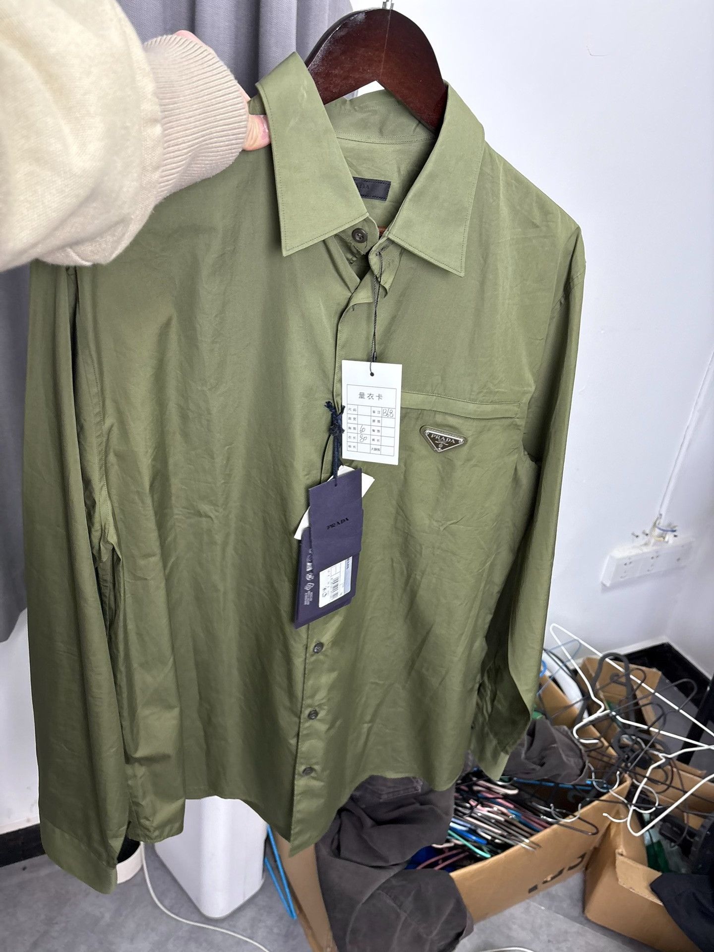 Prada Prada Green Shirt M Men Size US M / EU 48-50 / 2 - 8 Thumbnail