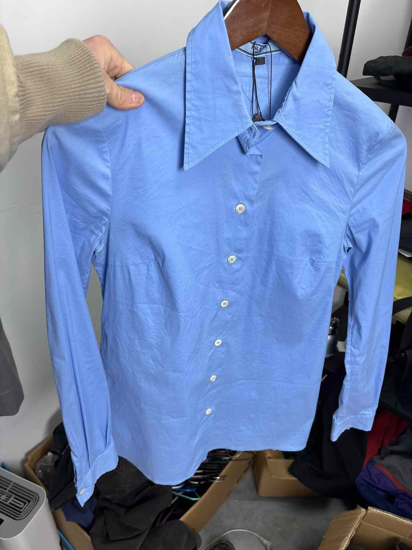 Prada Prada Blue Shirt 38 Men Size US S / EU 44-46 / 1 - 6 Thumbnail
