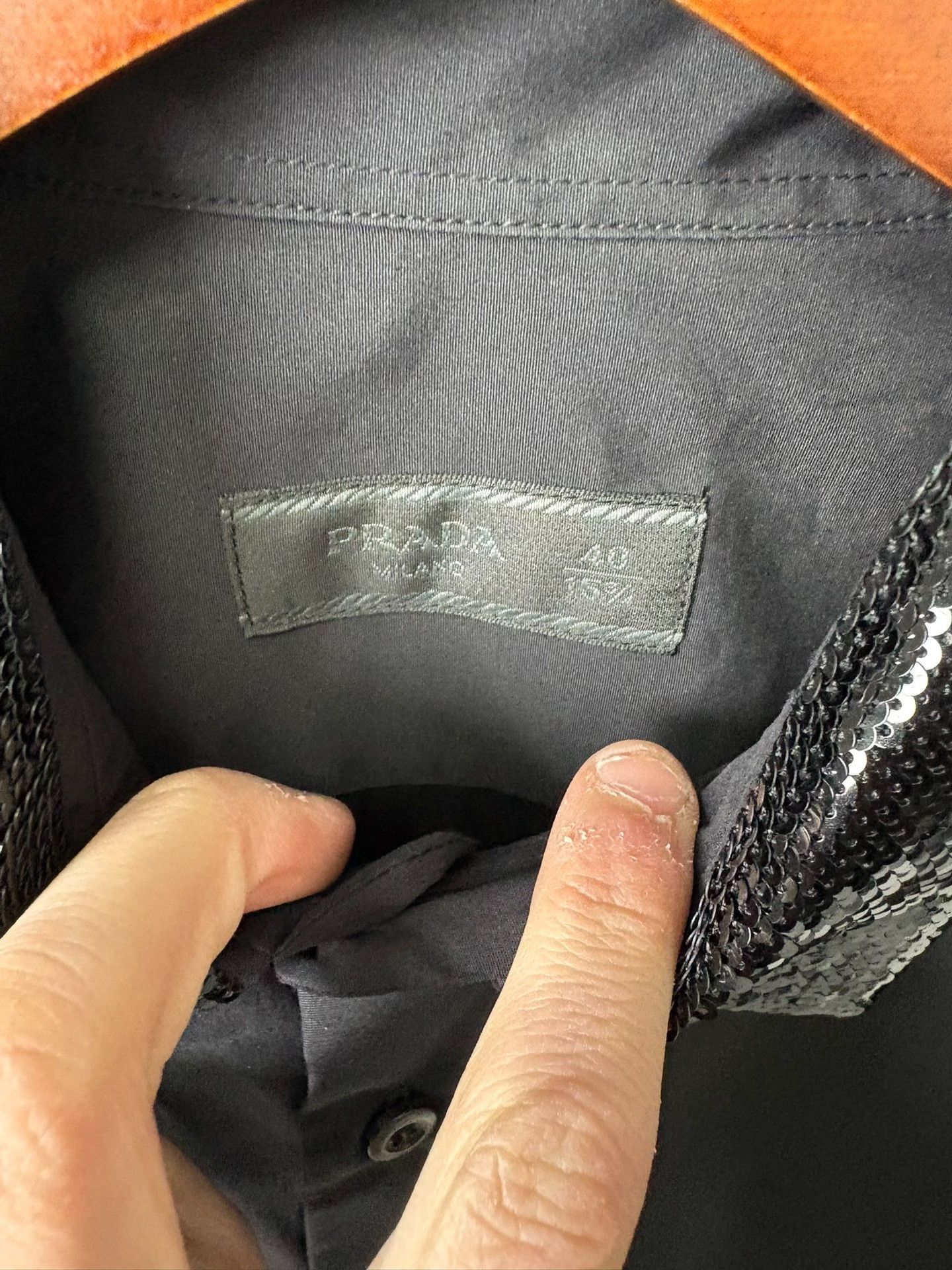 Prada Prada Black Shirt 40 Men Size US M / EU 48-50 / 2 - 3 Thumbnail